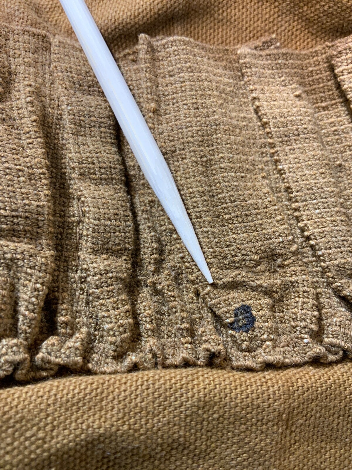 Vintage 1970's Hunting Vest XS Brown Full Zip Herter’s Hudson's Bay Made In Usa