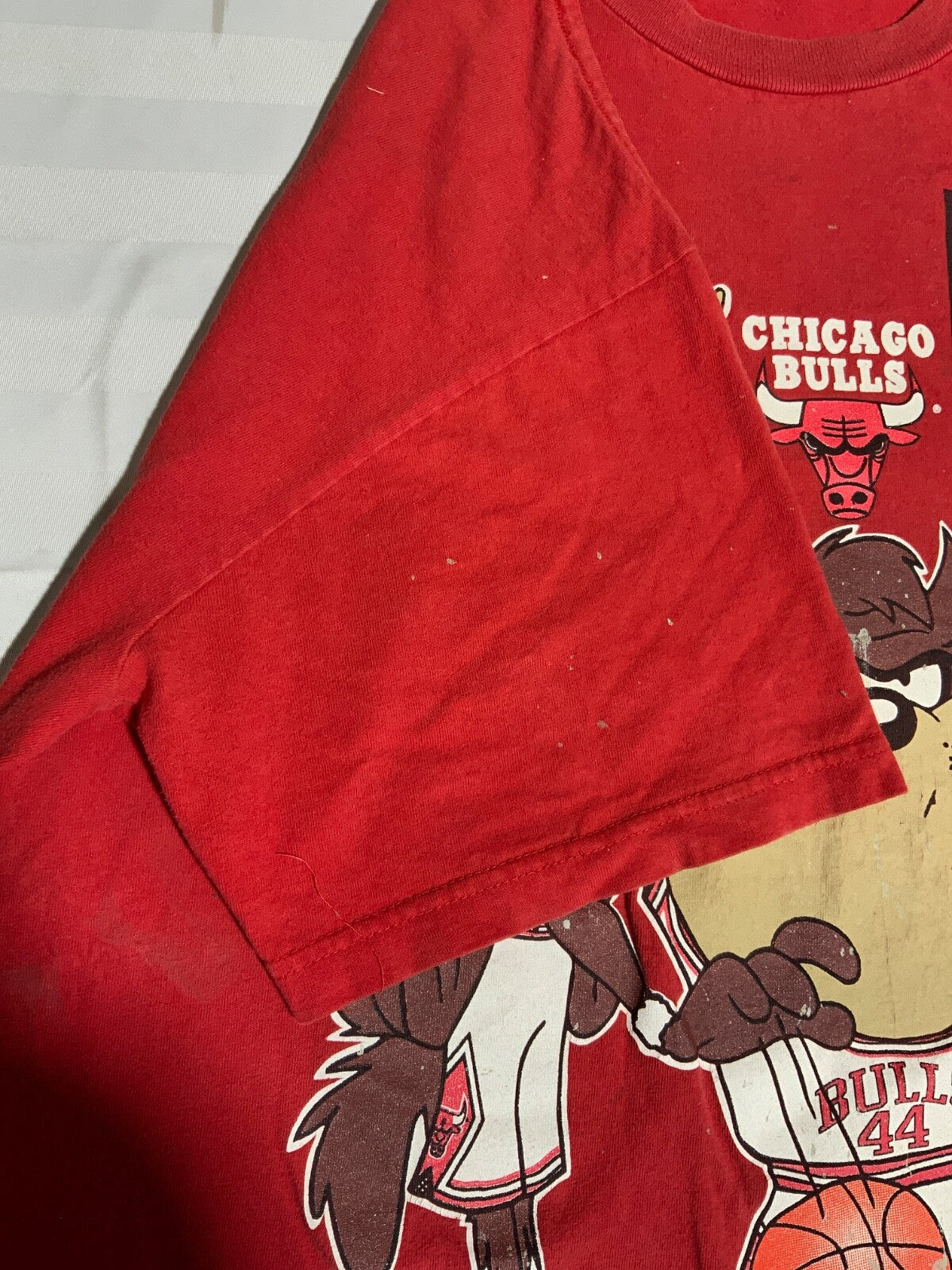 Vintage Chicago Bulls Looney Tunes T-shirt 2XL Nba 1994 Taz Wile E Coyote 1990s