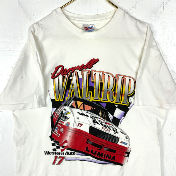 Vintage Nascar T-shirt Large Made Usa Single Stitch 1994 Darrell Waltrip 90s
