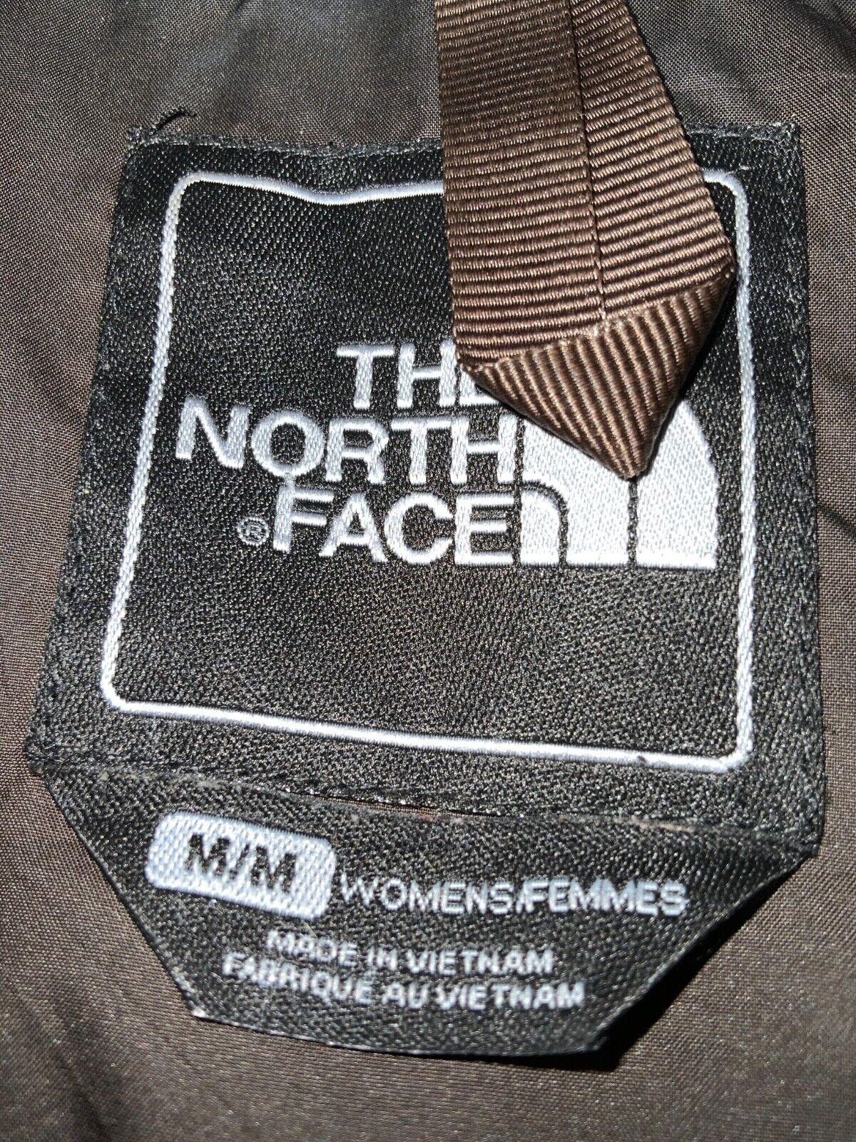 The North Face Women's Alis 550 Down Light Puffer Jacket Medium Brown Full Zip