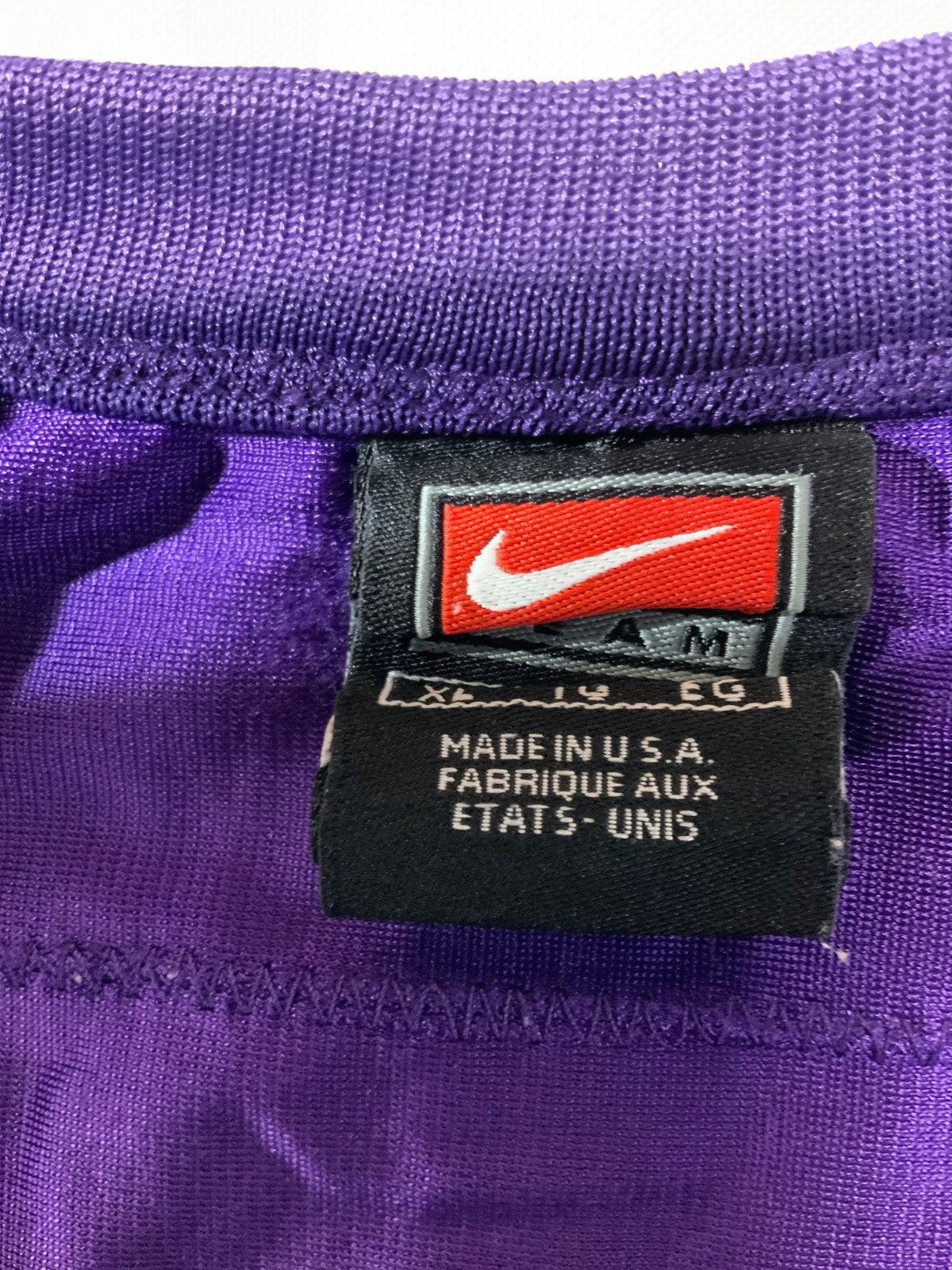 Vintage Minnesota Vikings Jersey XL Nike Robert Griffith Purple Nfl
