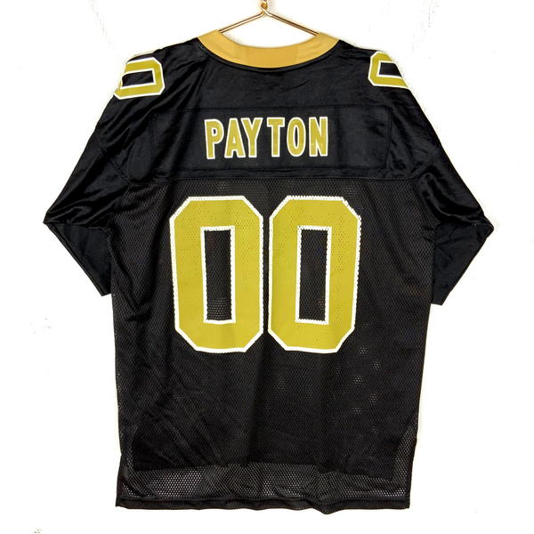 Vintage New Orleans Saints Jersey Large Reebok Sean Payton Black Nfl