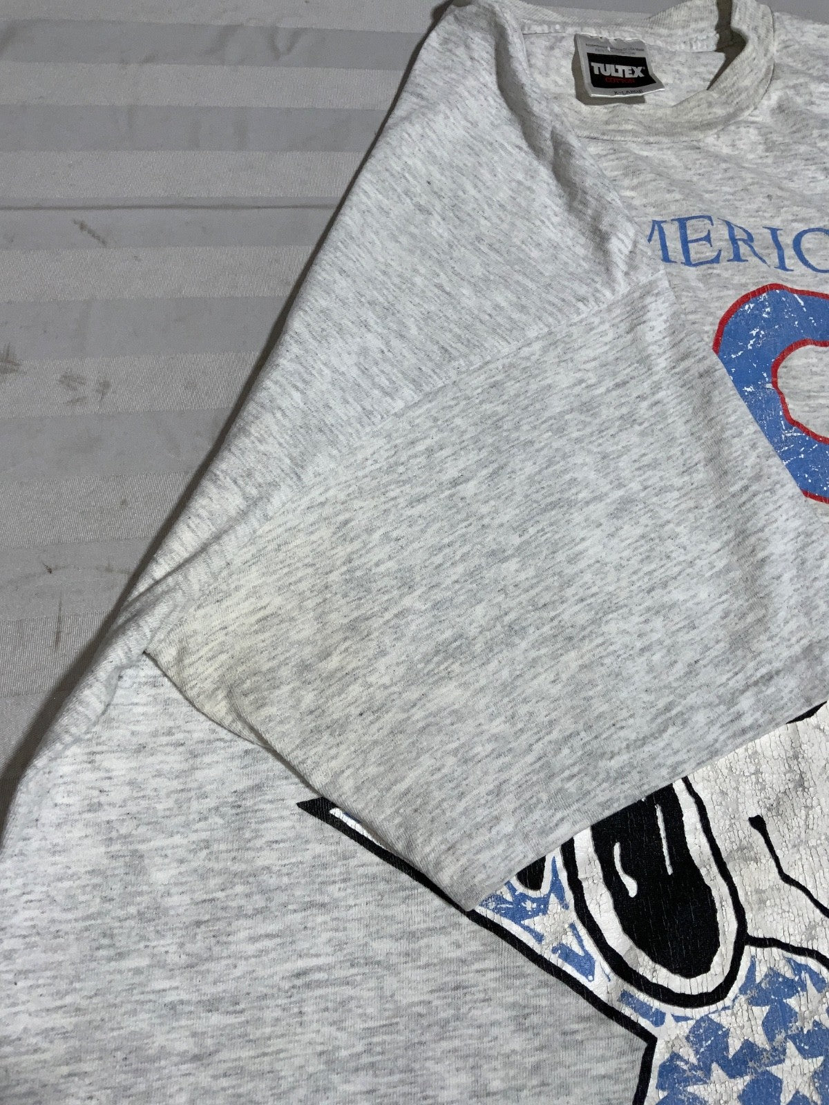 Vintage Snoopy Peanuts T-Shirt XL Single Stitch Cartoon All American Cool 90s