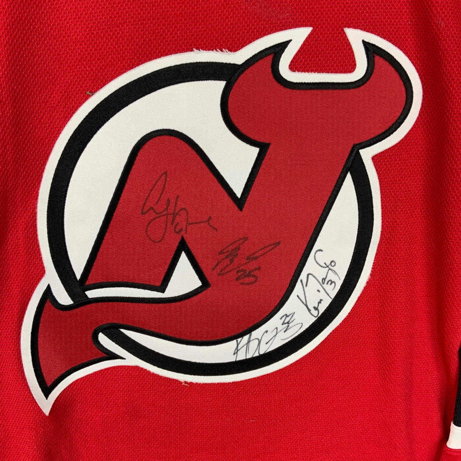 Vintage New Jersey Devils Jersey 2XL Reebok Martin Brodeur Red Nhl Autographed
