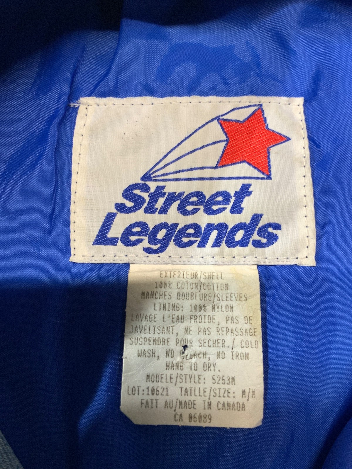 Vintage Toronto Blue Jays Denim Jacket Medium Snap Button Blue Mlb 90s