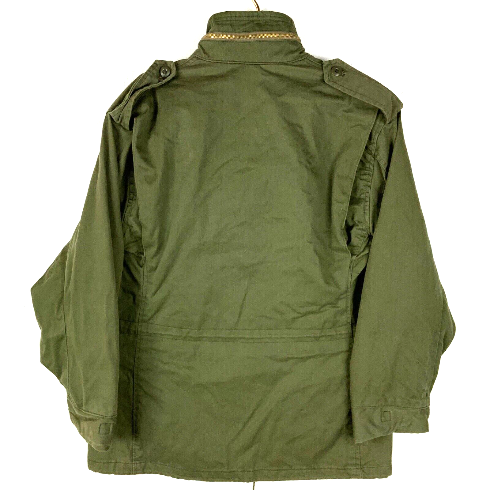 Vintage Us Army Og-107 Jacket Medium Green Made In Usa Button Up