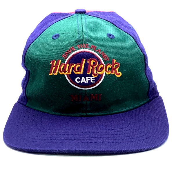 Vintage Hard Rock Cafe Miami SnapBack Hat Cap Adjustable
