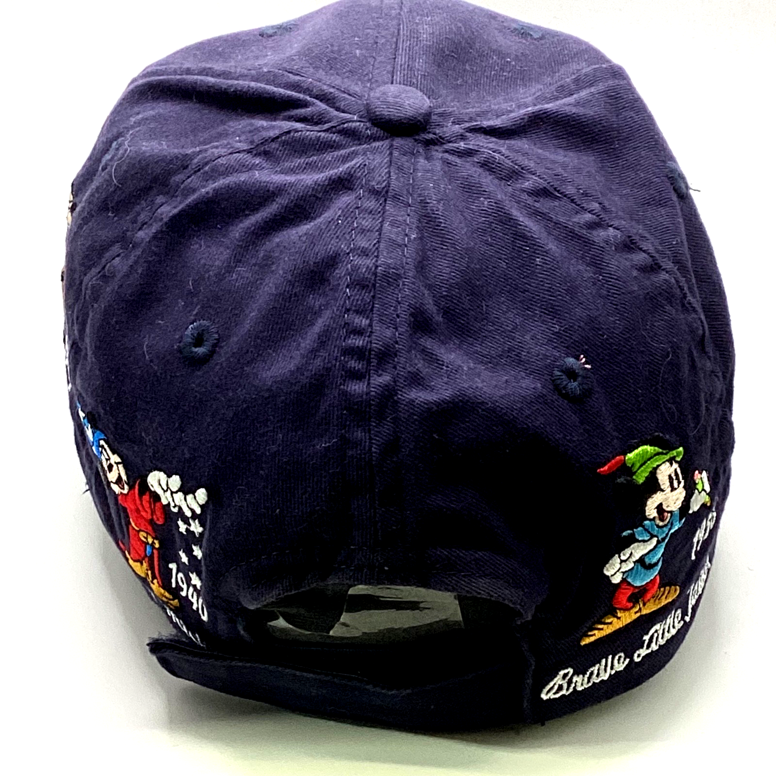 Vintage Walt Disney Mickey Mouse Through The Years Strapback Hat Cap Adjustable