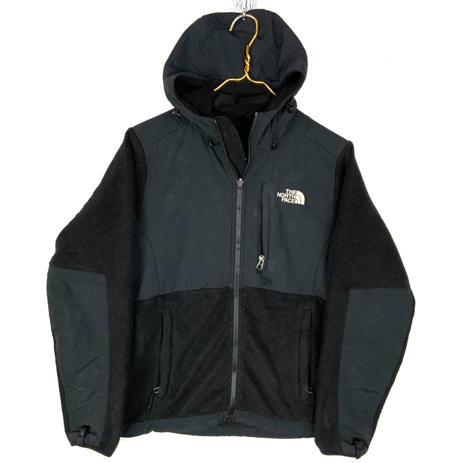 The North Face Denali Fleece Sweater Jacket Women's Small Black Full Zip Hooded