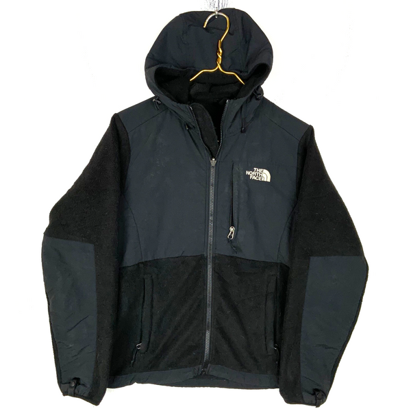 The North Face Denali Fleece Sweater Jacket Women's Small Black Full Zip Hooded