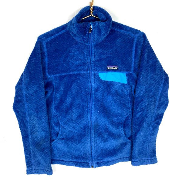 Patagonia Retool Fleece Sweater Jacket Women’s Size XS Blue Full Zip