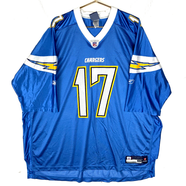 San Diego Charger Jersey 4XL Reebok Philip Rivers Blue Nfl