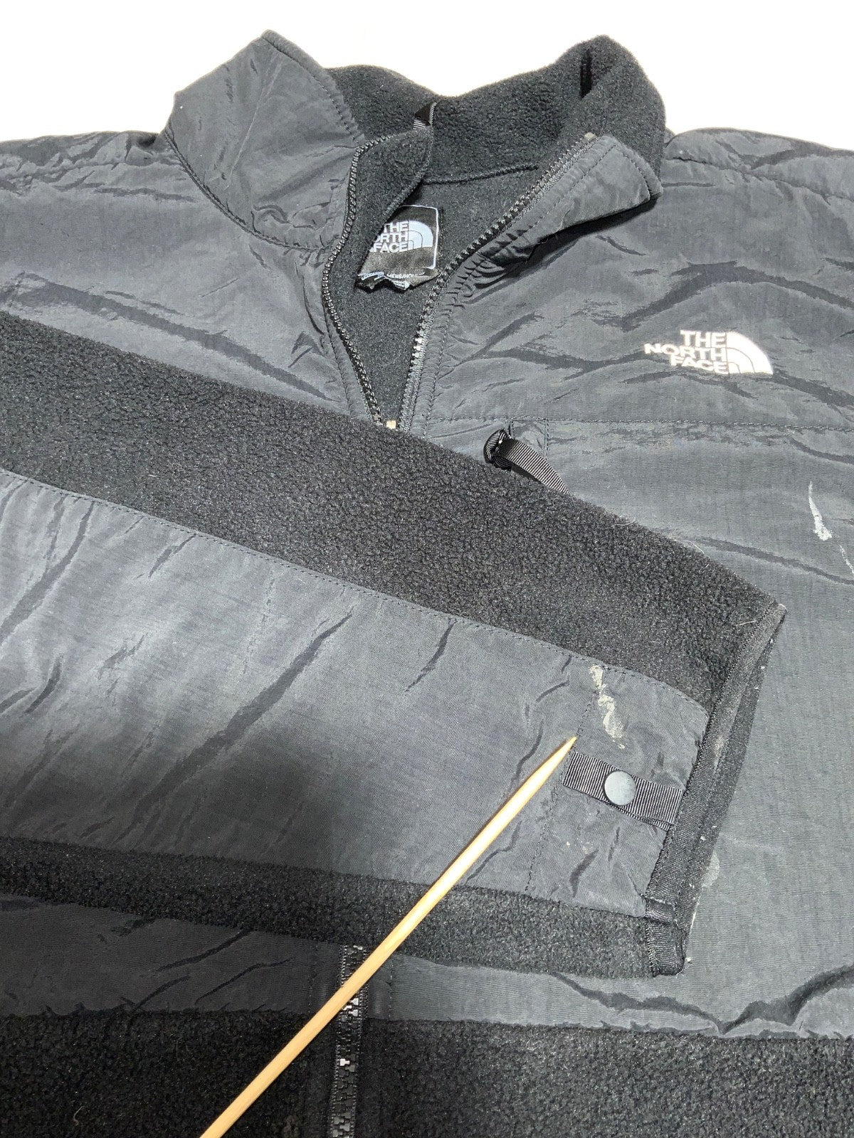 The North Face Denali Fleece Sweater Jacket Size 2XL Black Full Zip Polartec