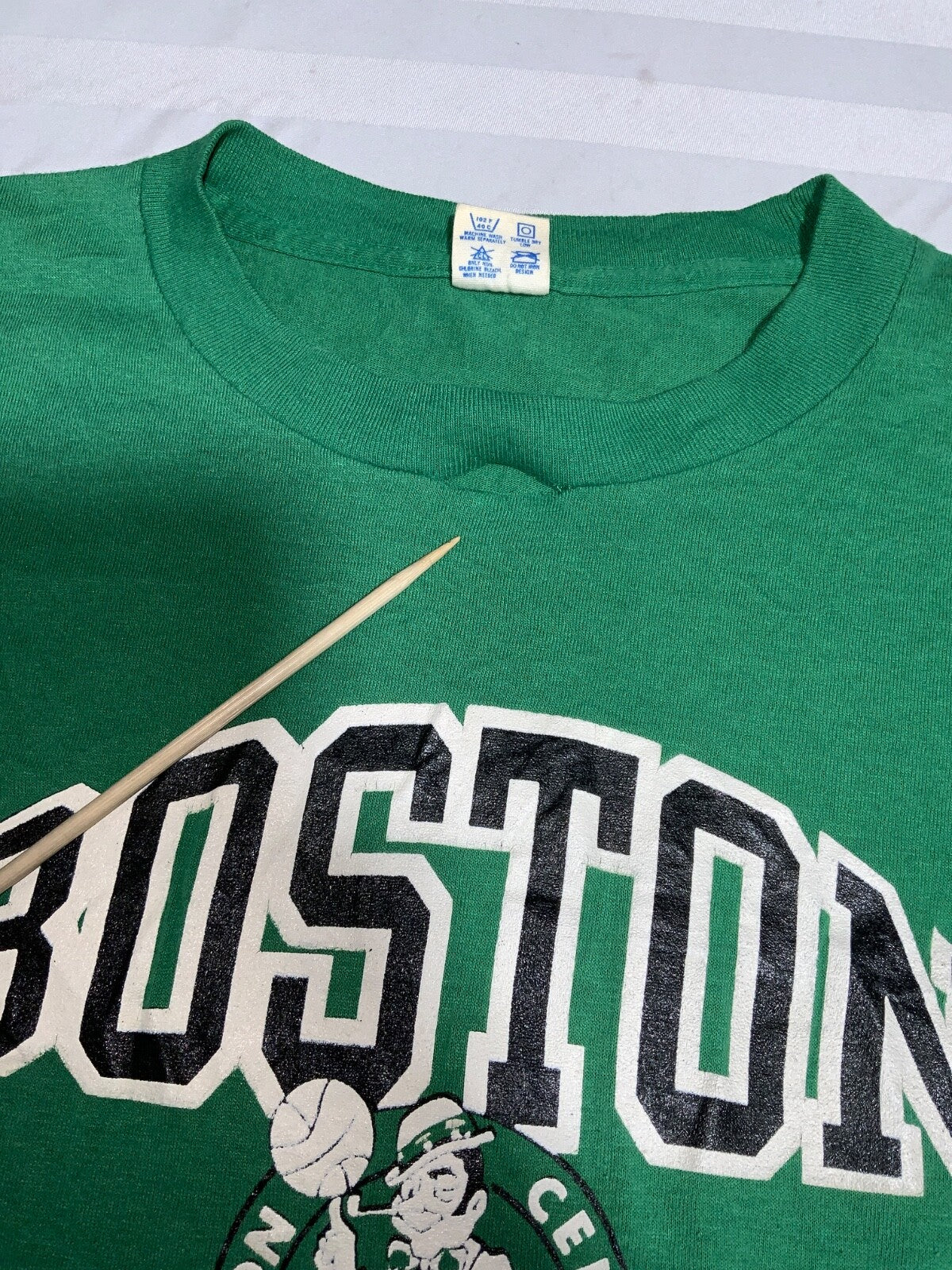 Vintage Boston Celtics Champion T-shirt XL Green Made Usa Single Stitch Nba 80s