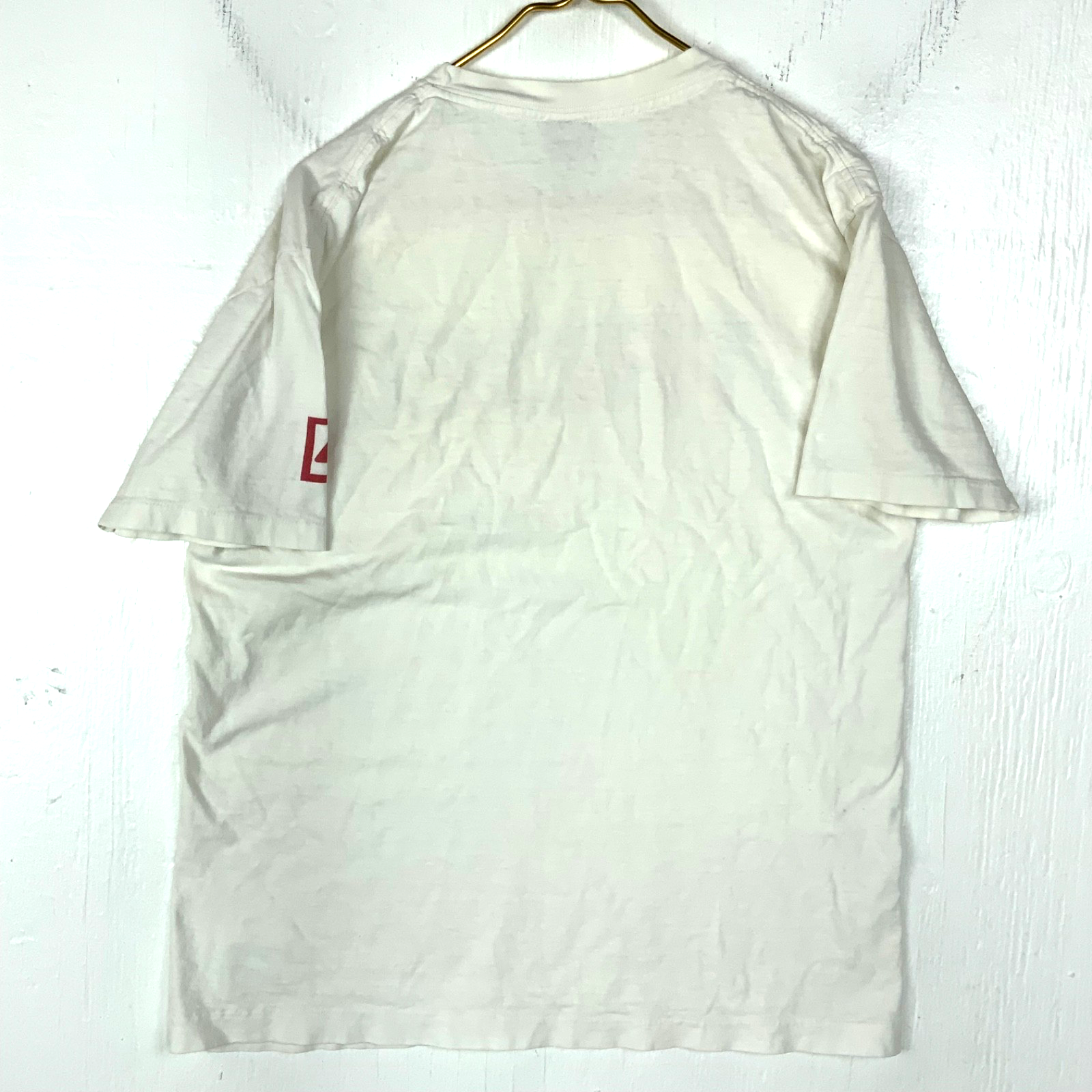 Vintage Tridel Roots T-Shirt Large White Made In Canada Single Stitch 90s