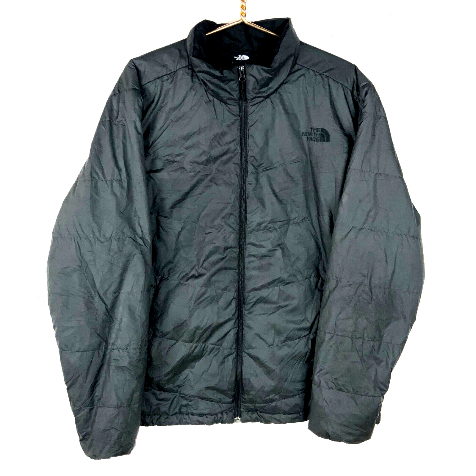The North Face Light Puffer Jacket XL Gray Full Zip