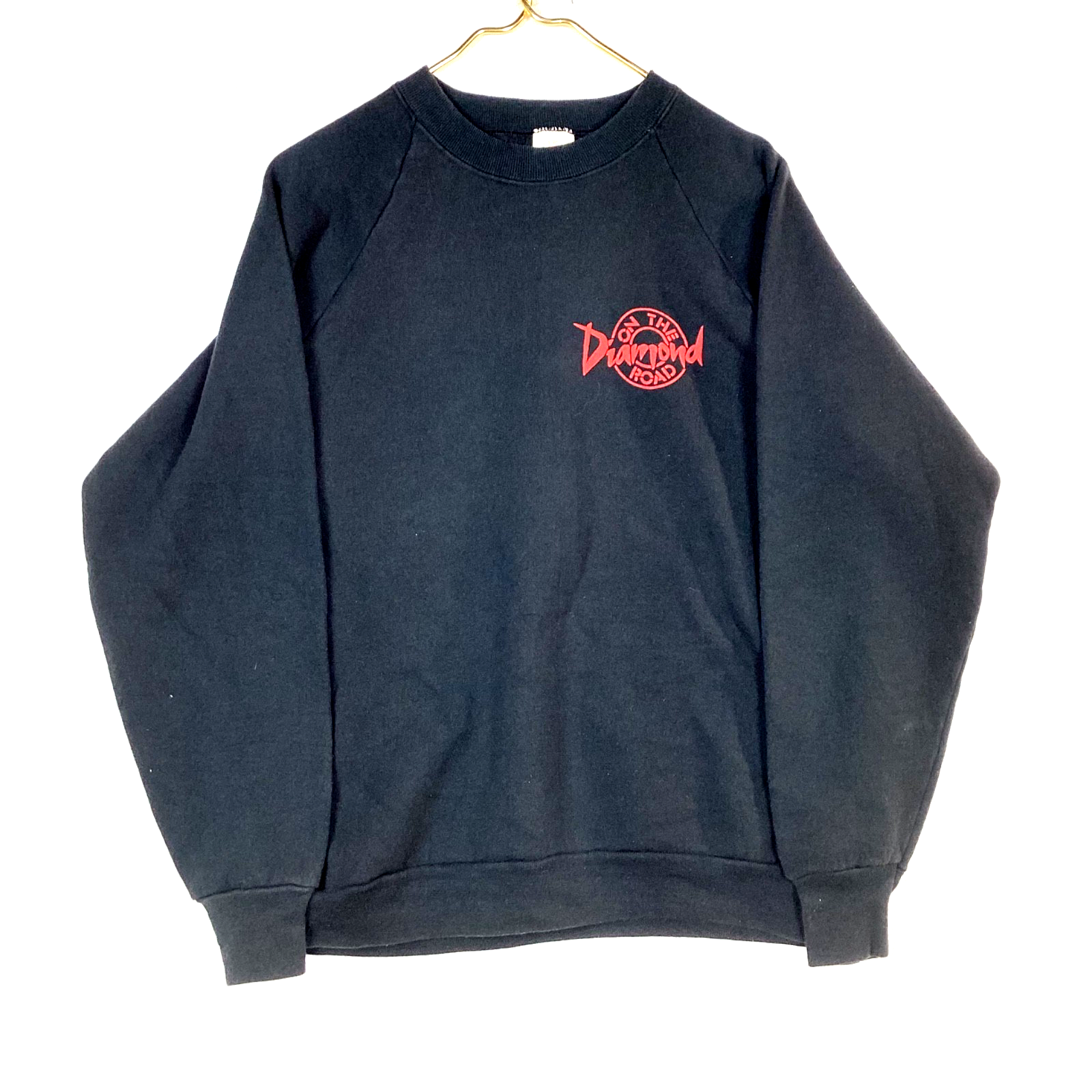 Vintage Neil Diamond Sweatshirt Crewneck Size Large Black On The Road Tour