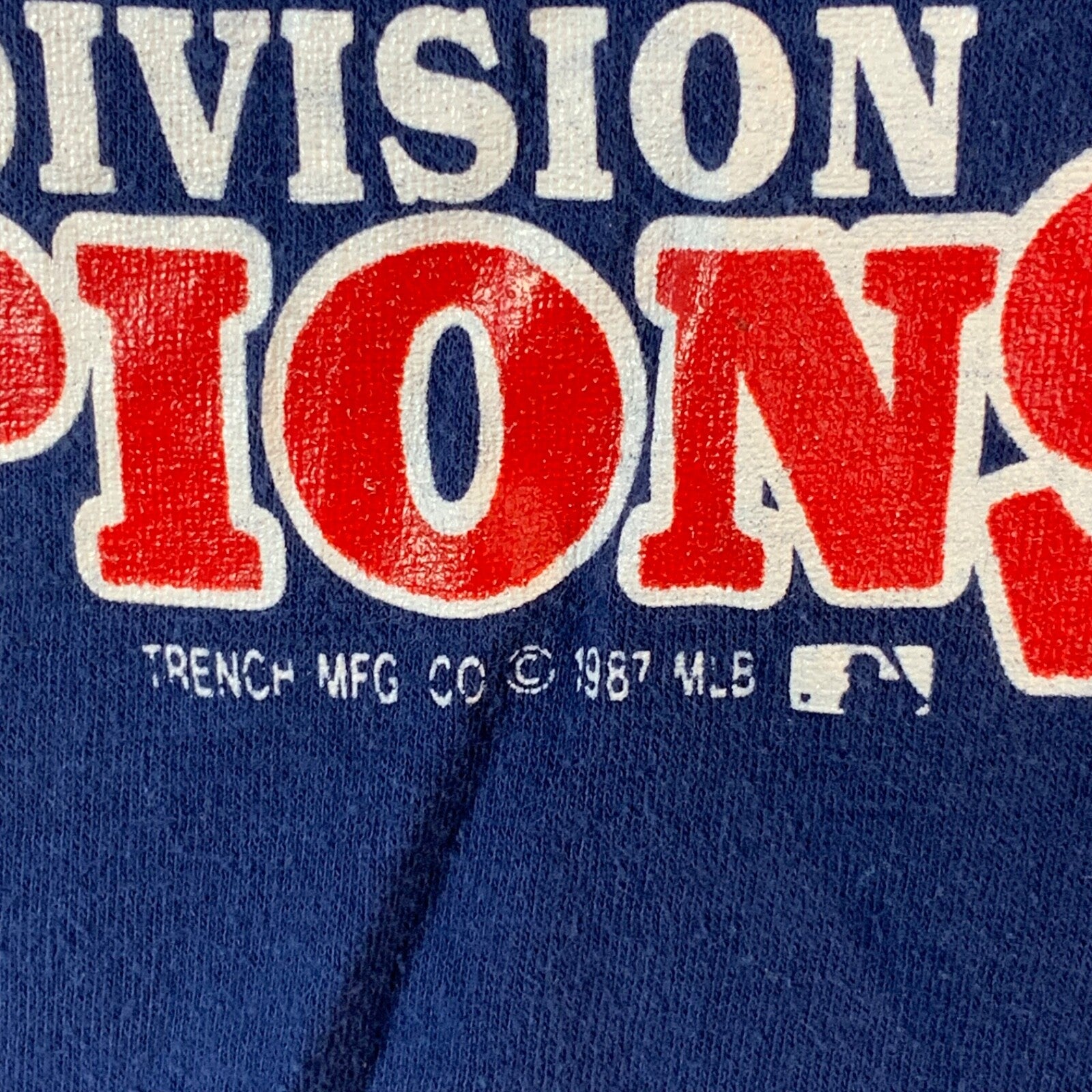 Vintage Minnesota Twins T-shirt Large Single Stitch Mlb 1987 Western Champs 80s