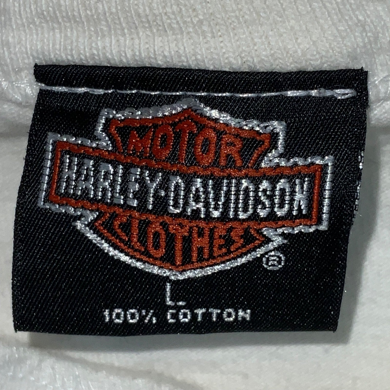 Vintage Harley Davidson T-Shirt Large Henley 1994 Daytona Beach Bike Week 90s
