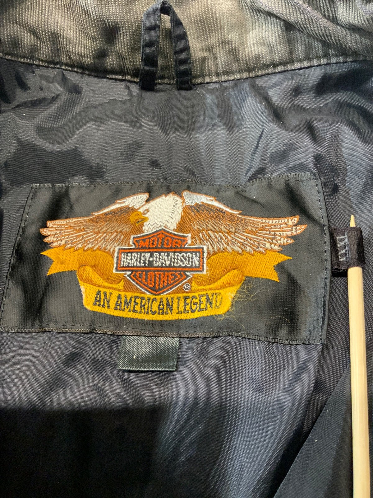 Vintage Harley Davidson Windbreaker Jacket 2XL Black Full Zip 90s