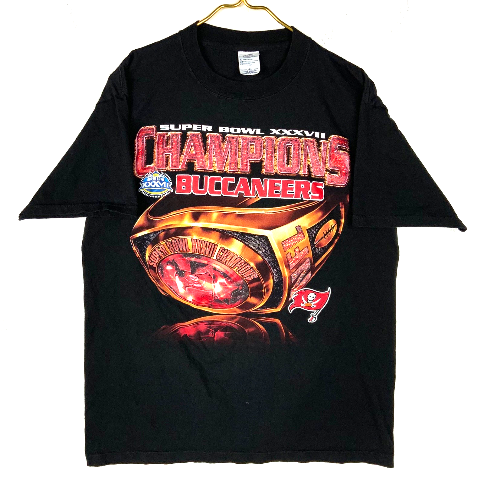 Vintage Tampa Bay Buccaneers Delta T-Shirt Medium Nfl Super Bowl Xxxvii Champs
