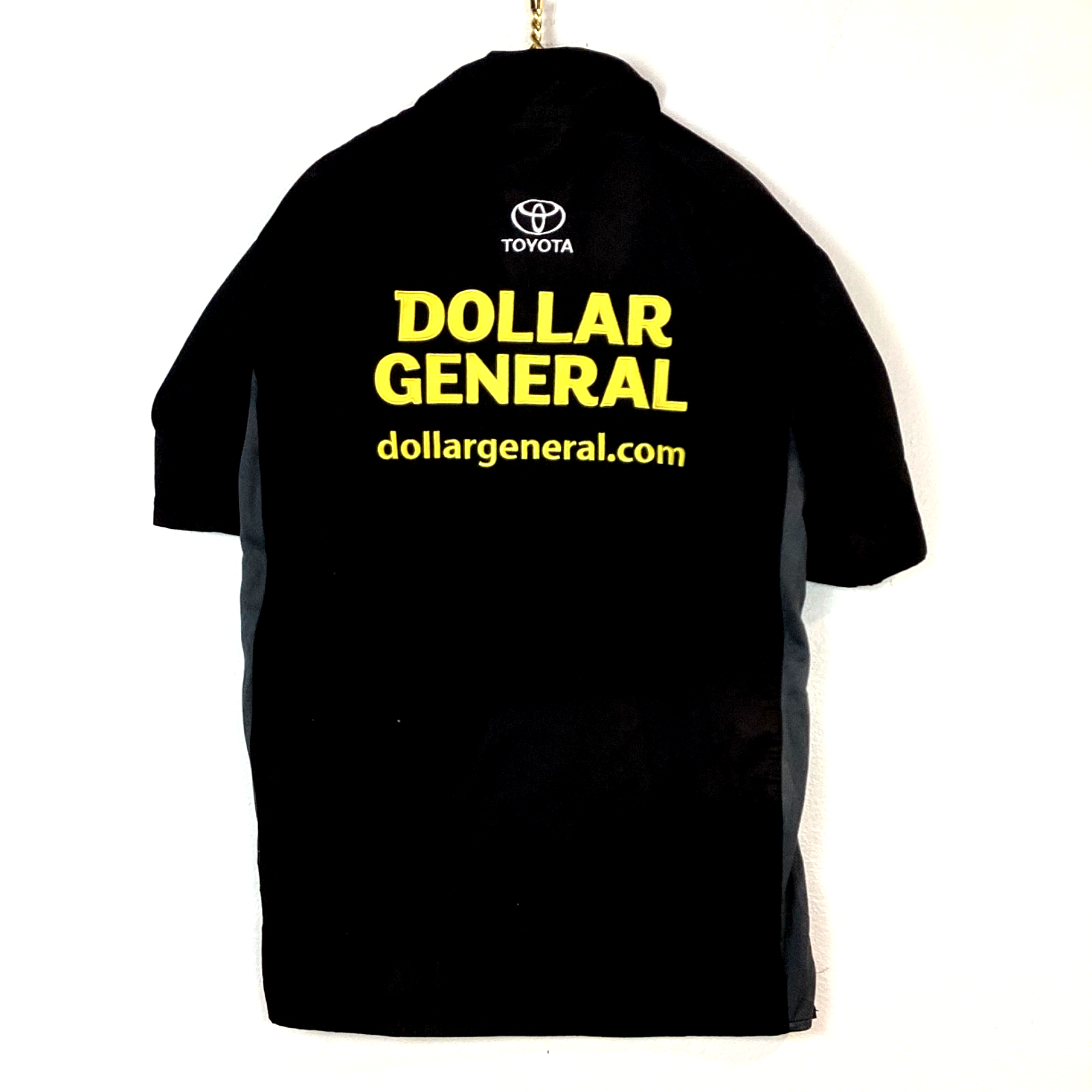 Nascar Racing Shirt Size Large Chase Black Short Sleeve Dollar General Toyota