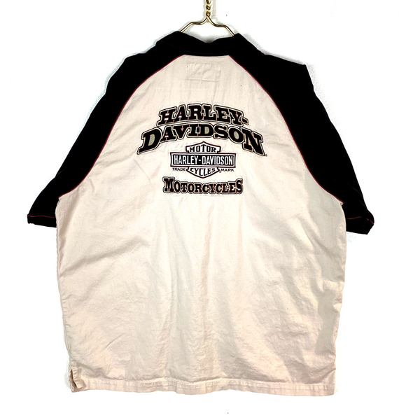 Vintage Harley Davidson Shirt Size XL Multicolor Short Sleeve Button Up