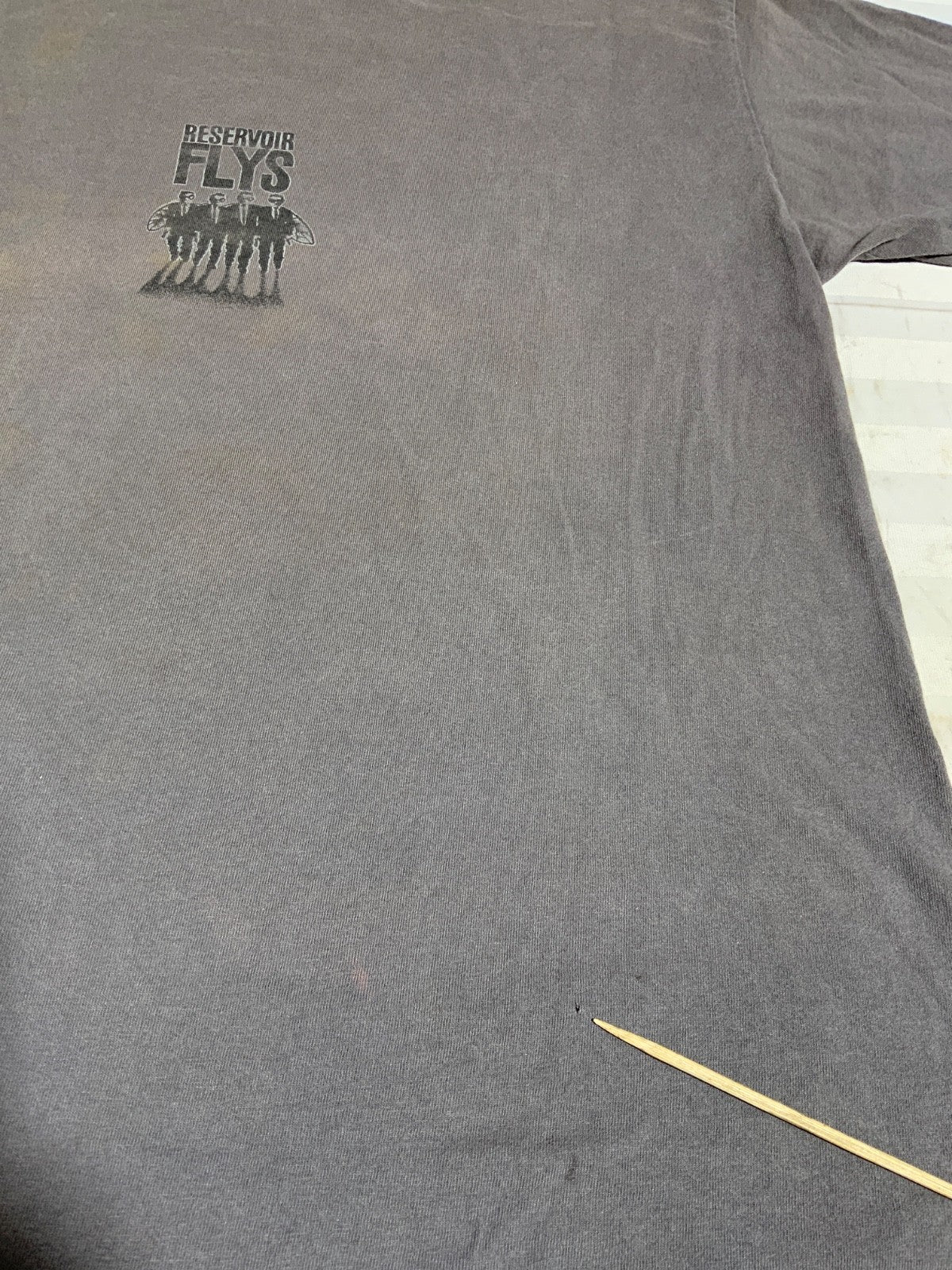 Vintage Reservoir Flys T-Shirt XL Gray Made Usa Single Stitch 90s