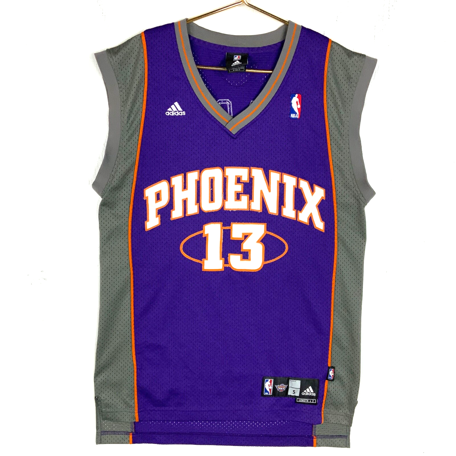 Phoenix Suns Adidas Jersey Size Small Purple Nba Authentics Steve Nash