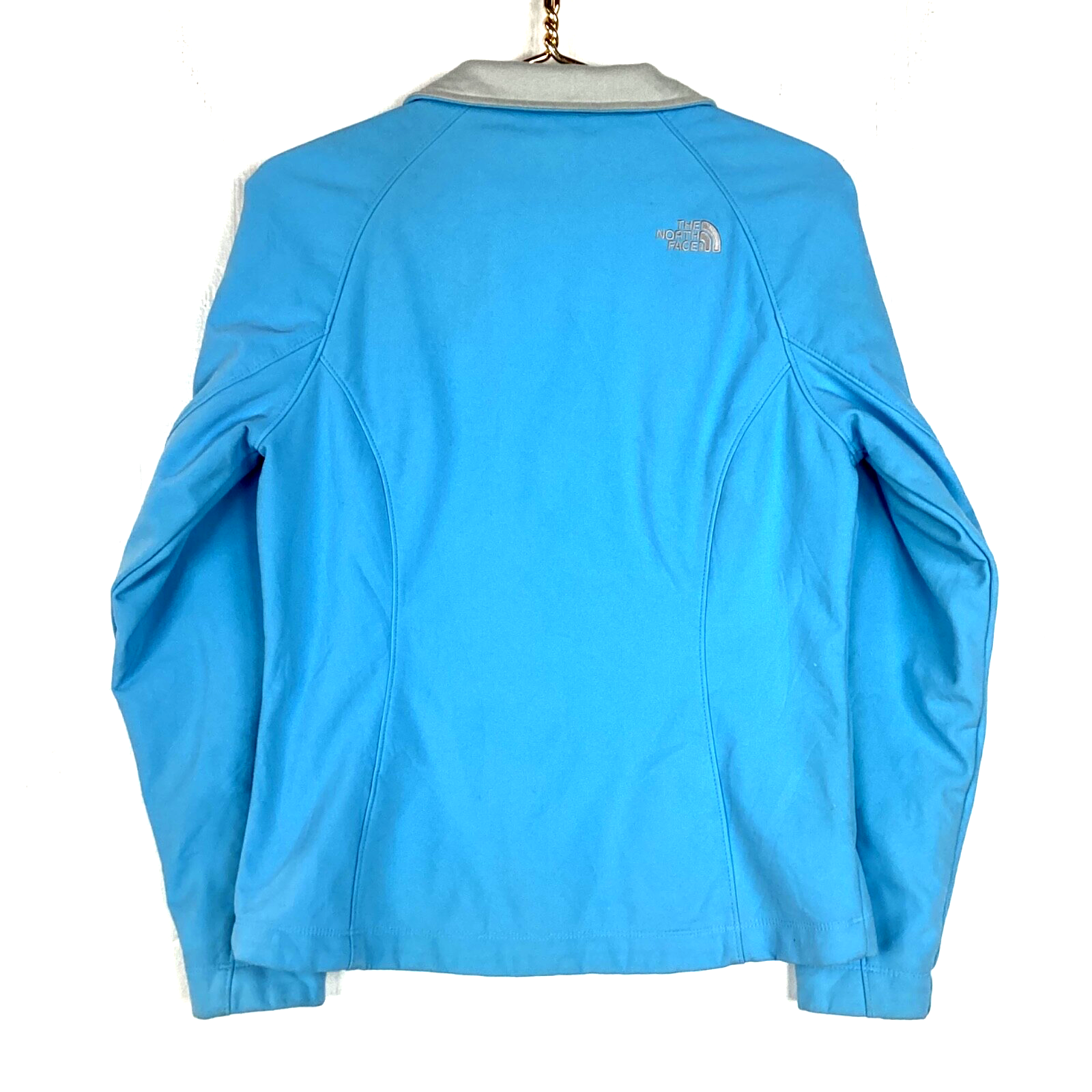 The North Face Women's Windbreaker Jacket Size Medium Blue Fleece Lined