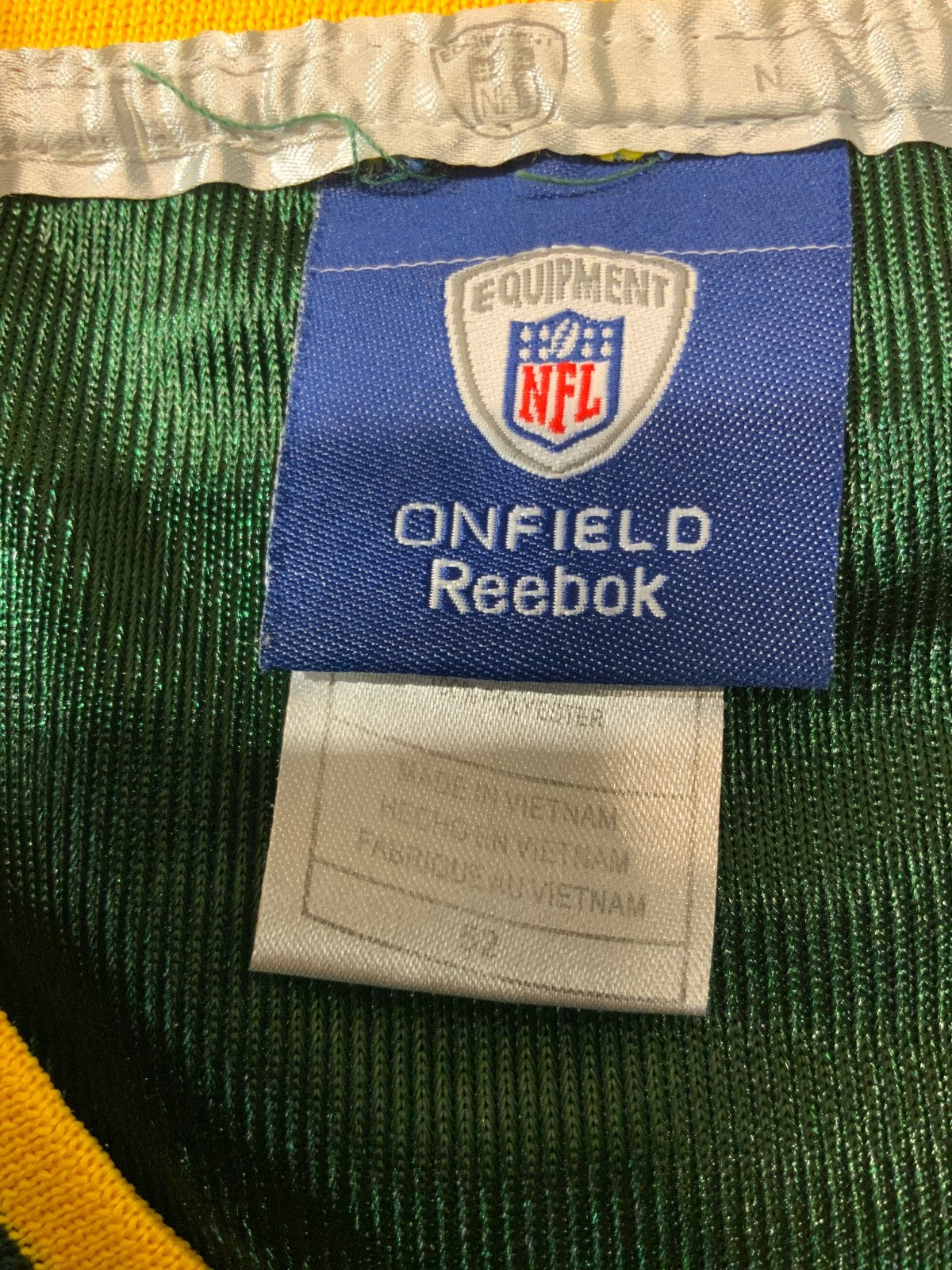 Green Bay Packers Jersey Size 52 Reebok Clay Matthews Green