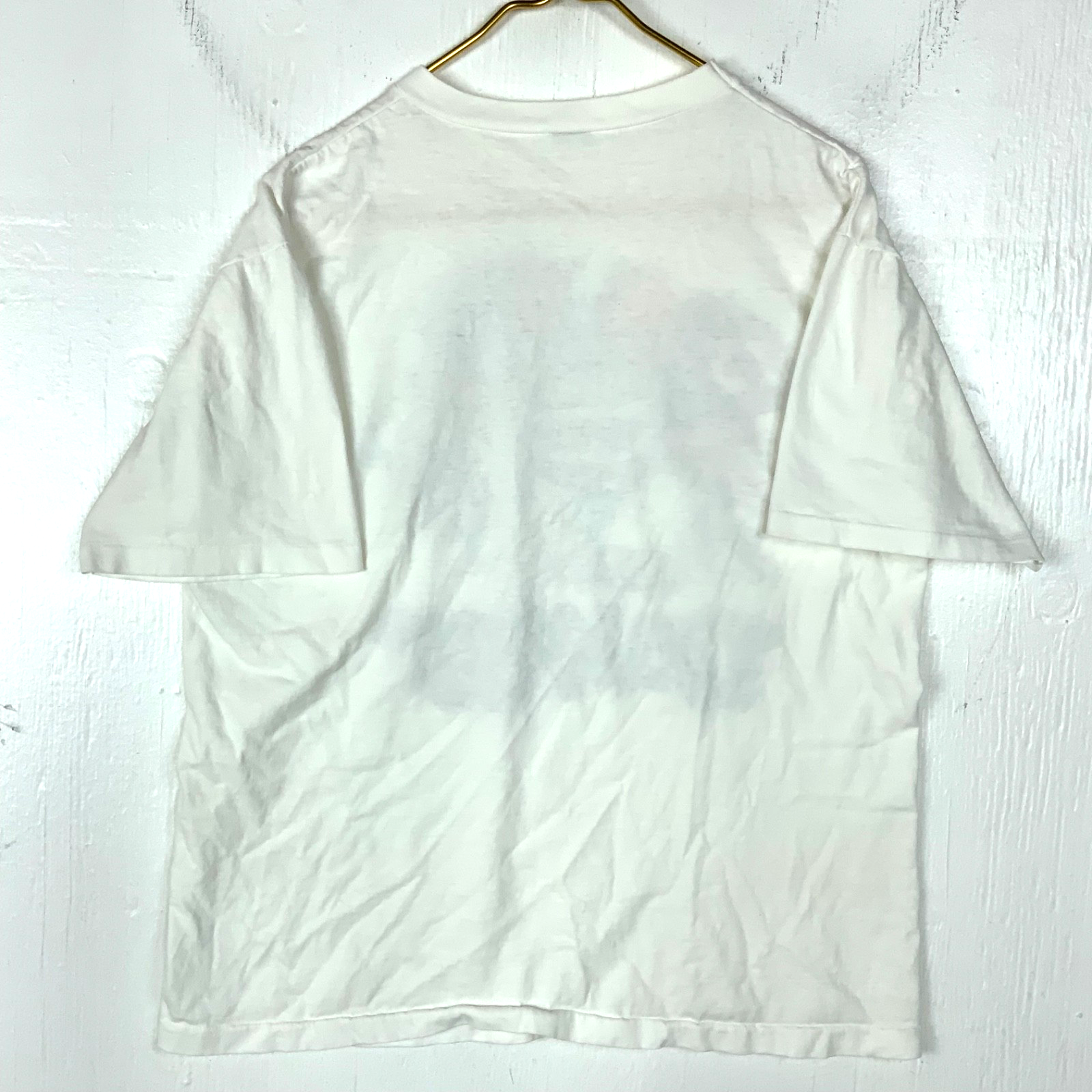 Vintage Chicago Bears T-Shirt Medium White Single Stitch 1990 Nfl Football Dawgs