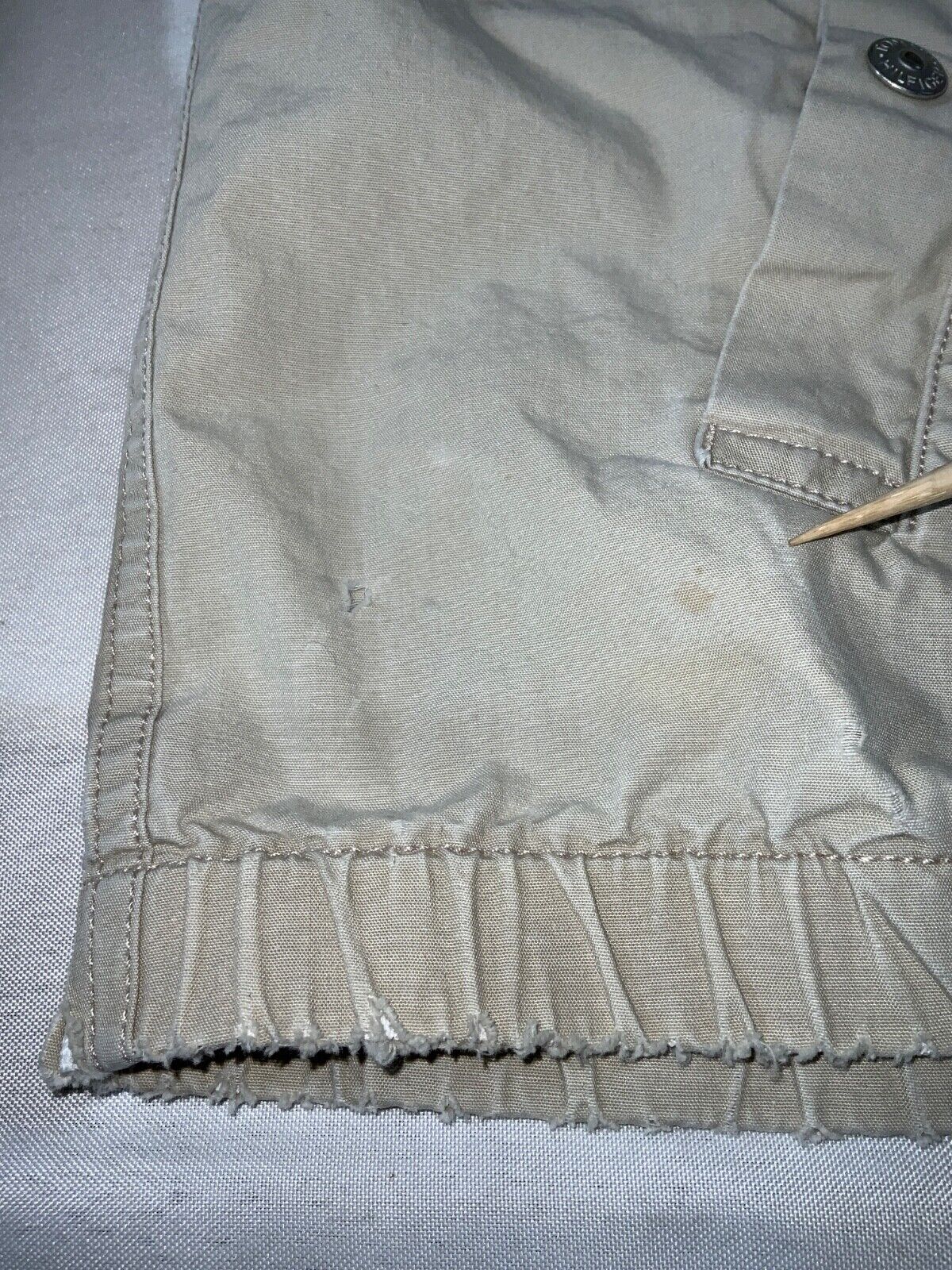 Vintage Tommy Hilfiger Harrington Jacket Large Beige Full Zip 90s