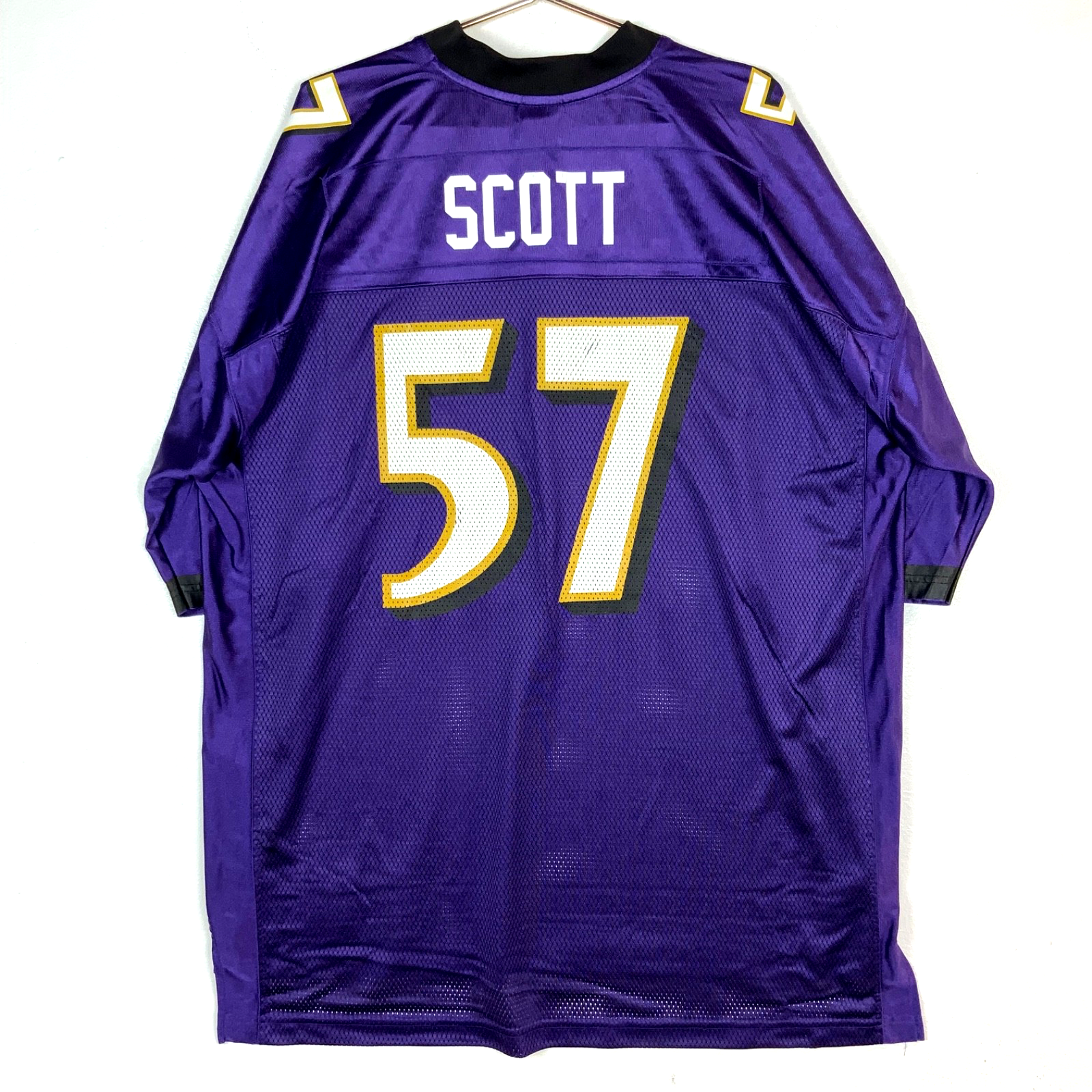 Baltimore Ravens Jersey 2XL Reebok Bart Scott Purple Nfl Football