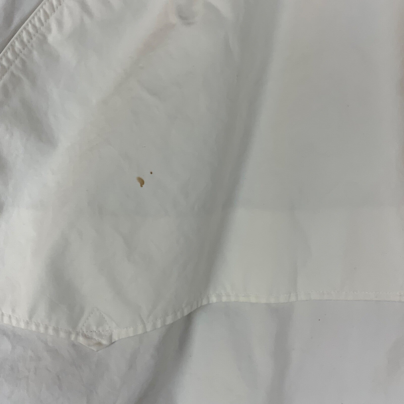 Vintage Ralph Lauren Harrington Jacket Large White Full Zip Plaid Lined