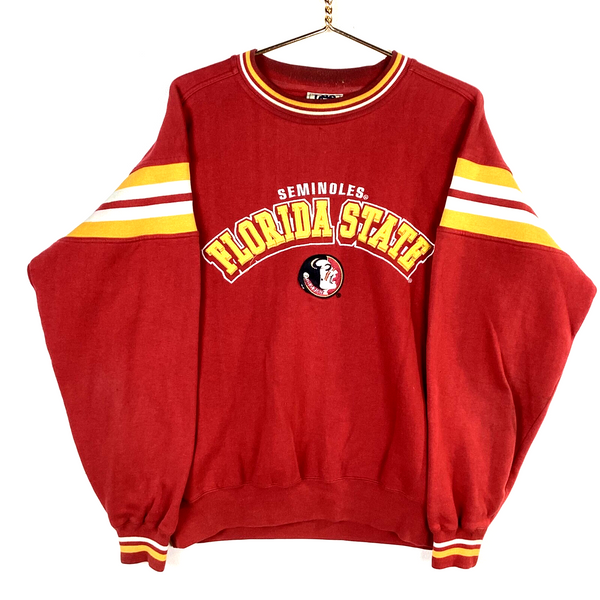 Vintage Florida State Seminoles Sweatshirt Size Medium Red Ncaa 90s