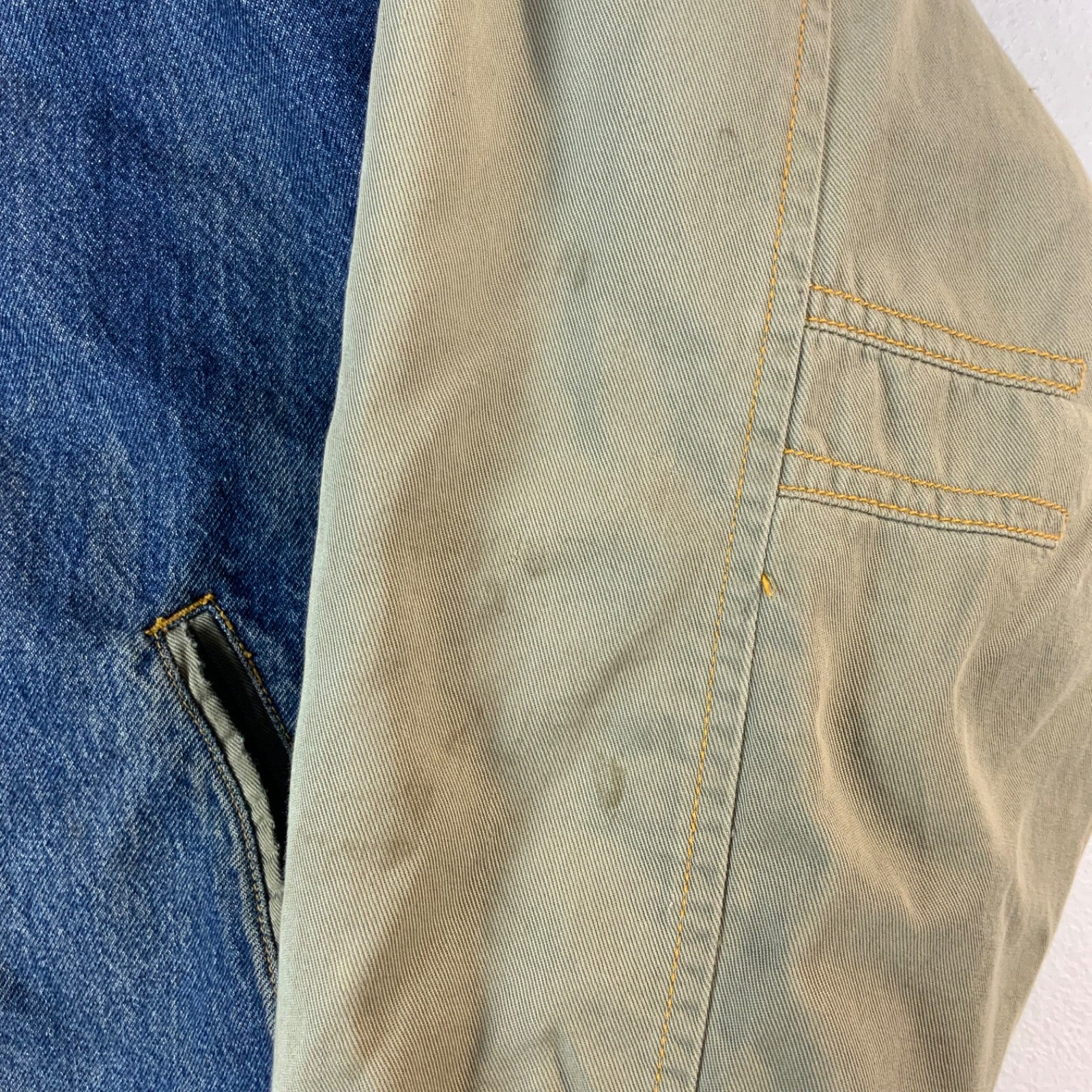 Vintage Harley Davidson Denim Jean Jacket XL Blue Dark Wash Snap Button Padded