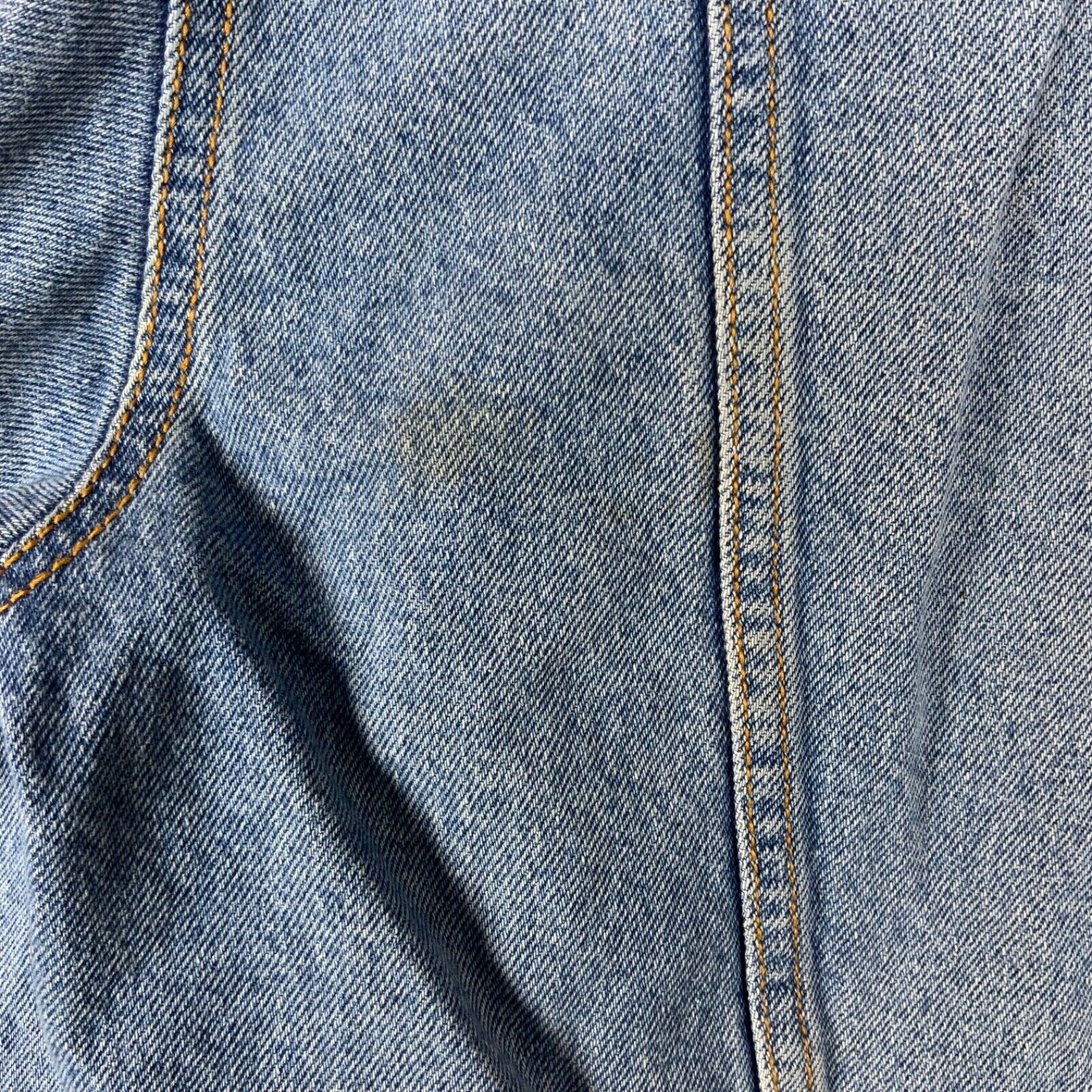 Vintage Mickey Mouse Denim Jean Jacket Large Light Wash Disney 90s