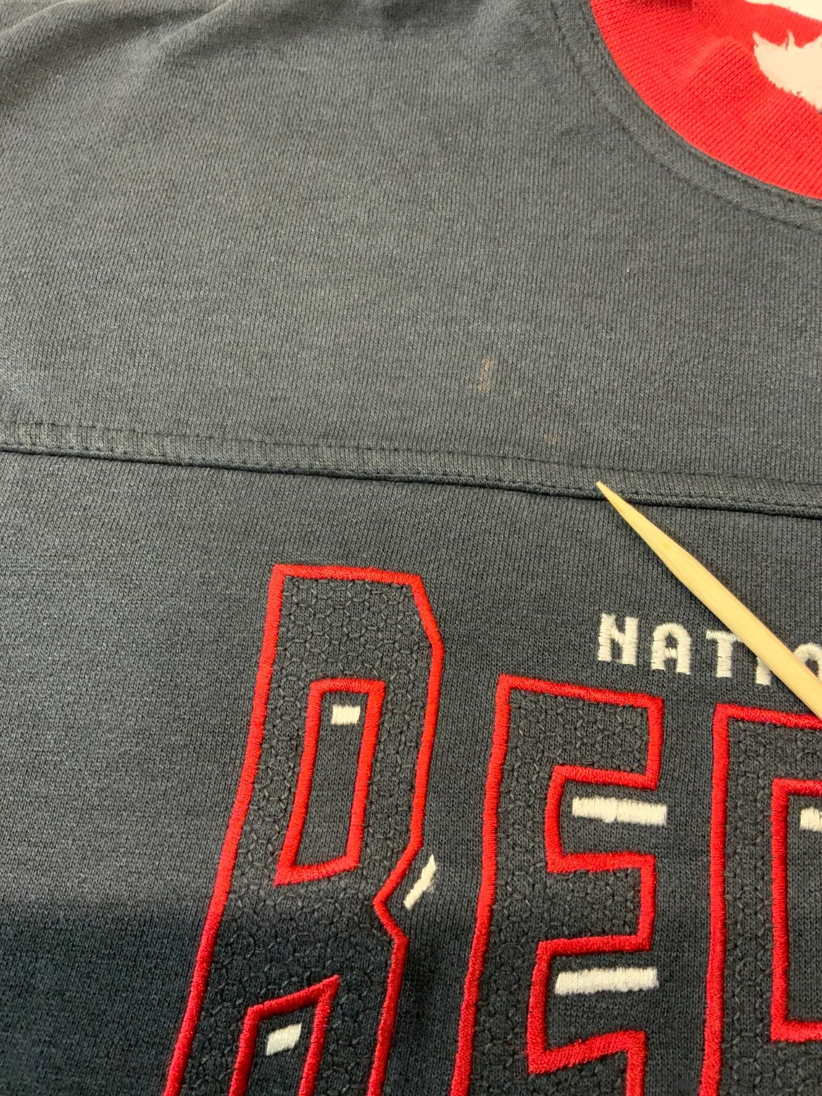 Vintage Detroit Red Wings Sweatshirt Large Black Nhl