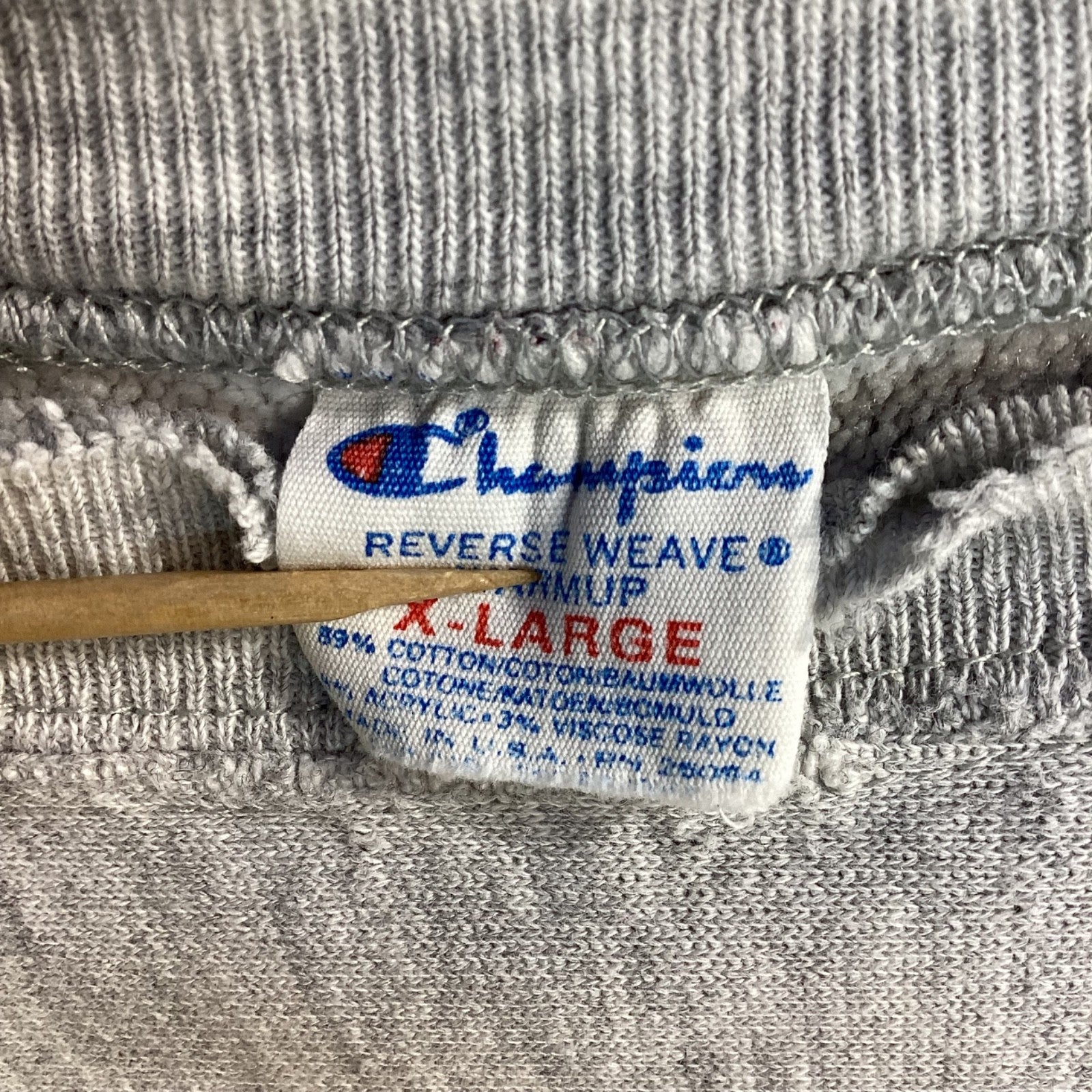 Vintage Penn State Champion Reverse Weave Warmup Sweatshirt Crewneck XL Gray