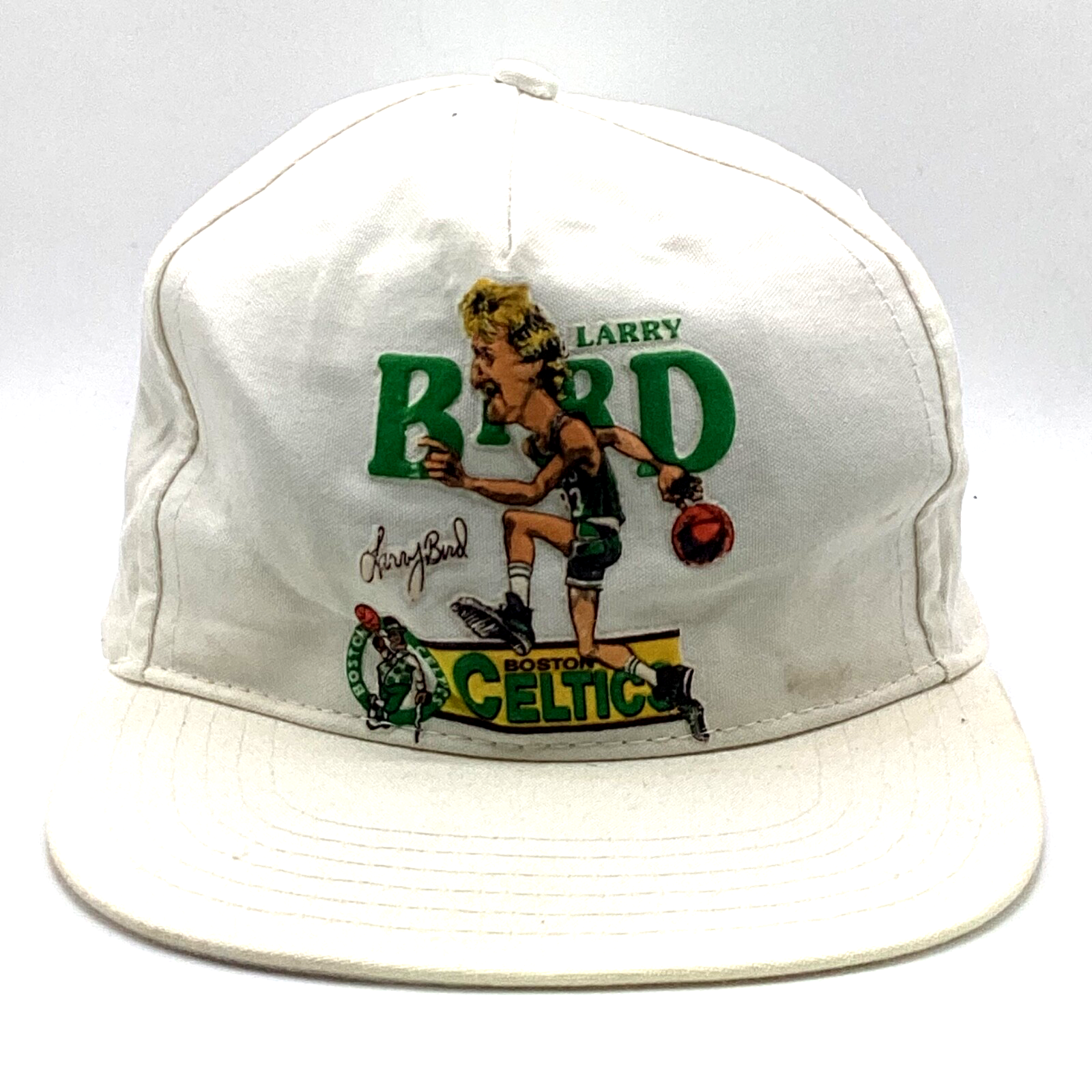 Vintage Larry Bird Boston Celtics Snapback Hat Cap Adjustable Nba