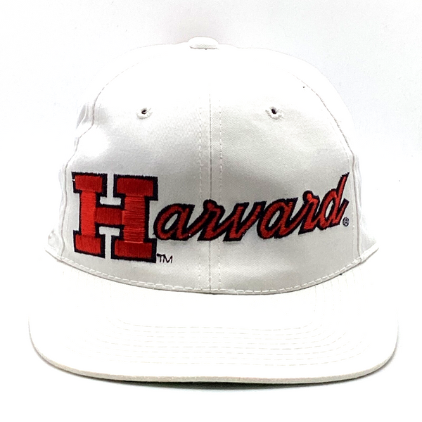 Vintage Harvard Crimson Sports Specialties Script SnapBack Hat Cap Ncaa