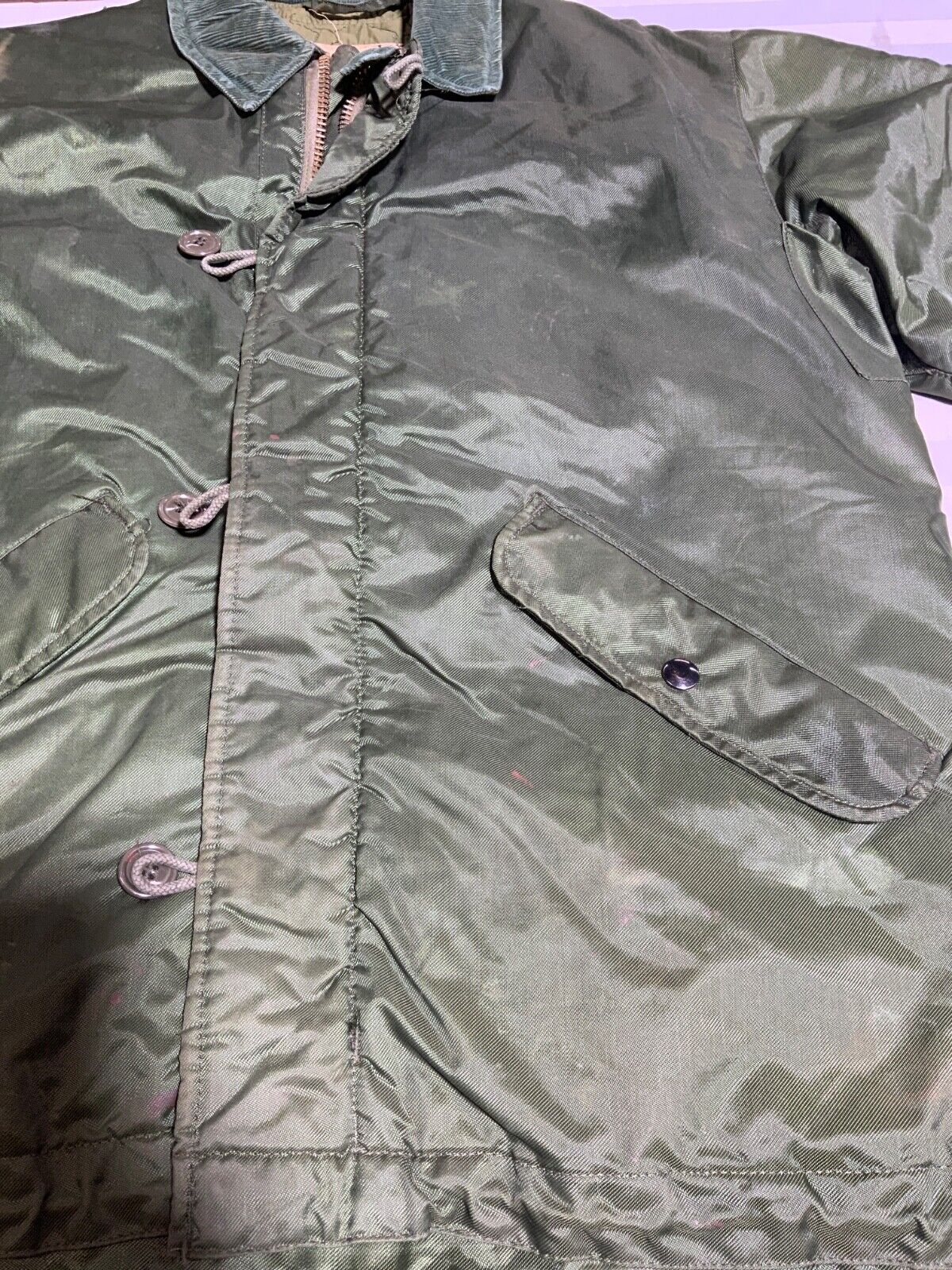 Vintage Alpha Industries U.S. Army Cold Weather Jacket Small 1978 S.A.S.S.