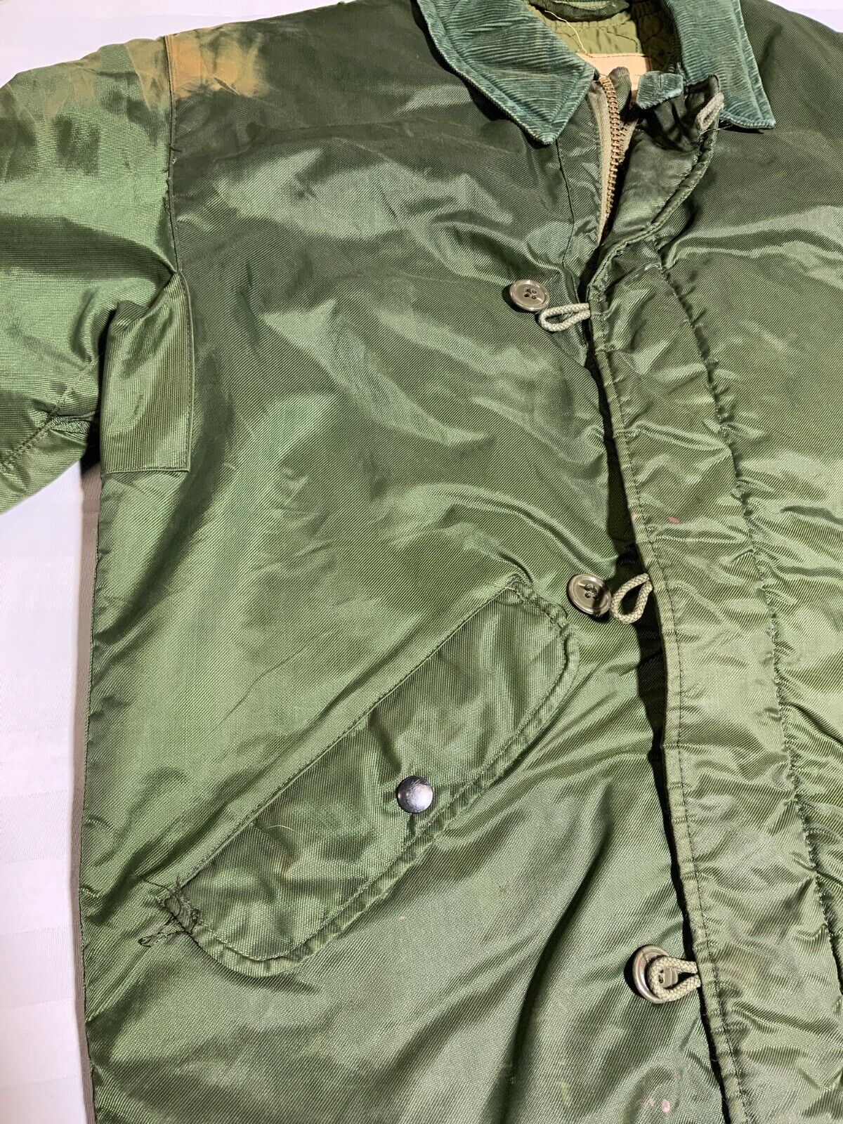 Vintage Alpha Industries U.S. Army Cold Weather Jacket Small 1978 S.A.S.S.