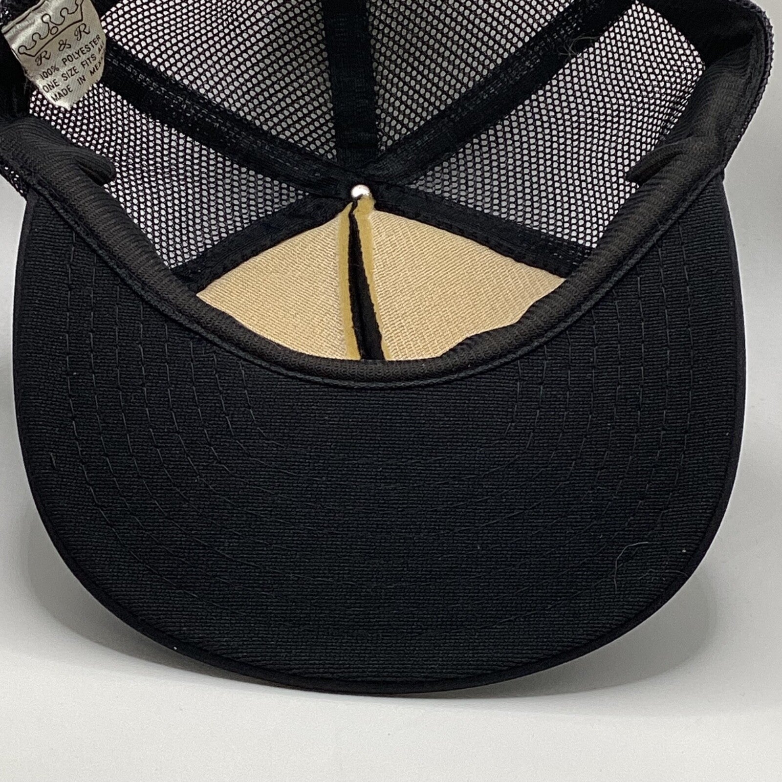 Vintage 1980's Trucker Snap Back Hat Cap Adjustable I’d Rather be Fishing