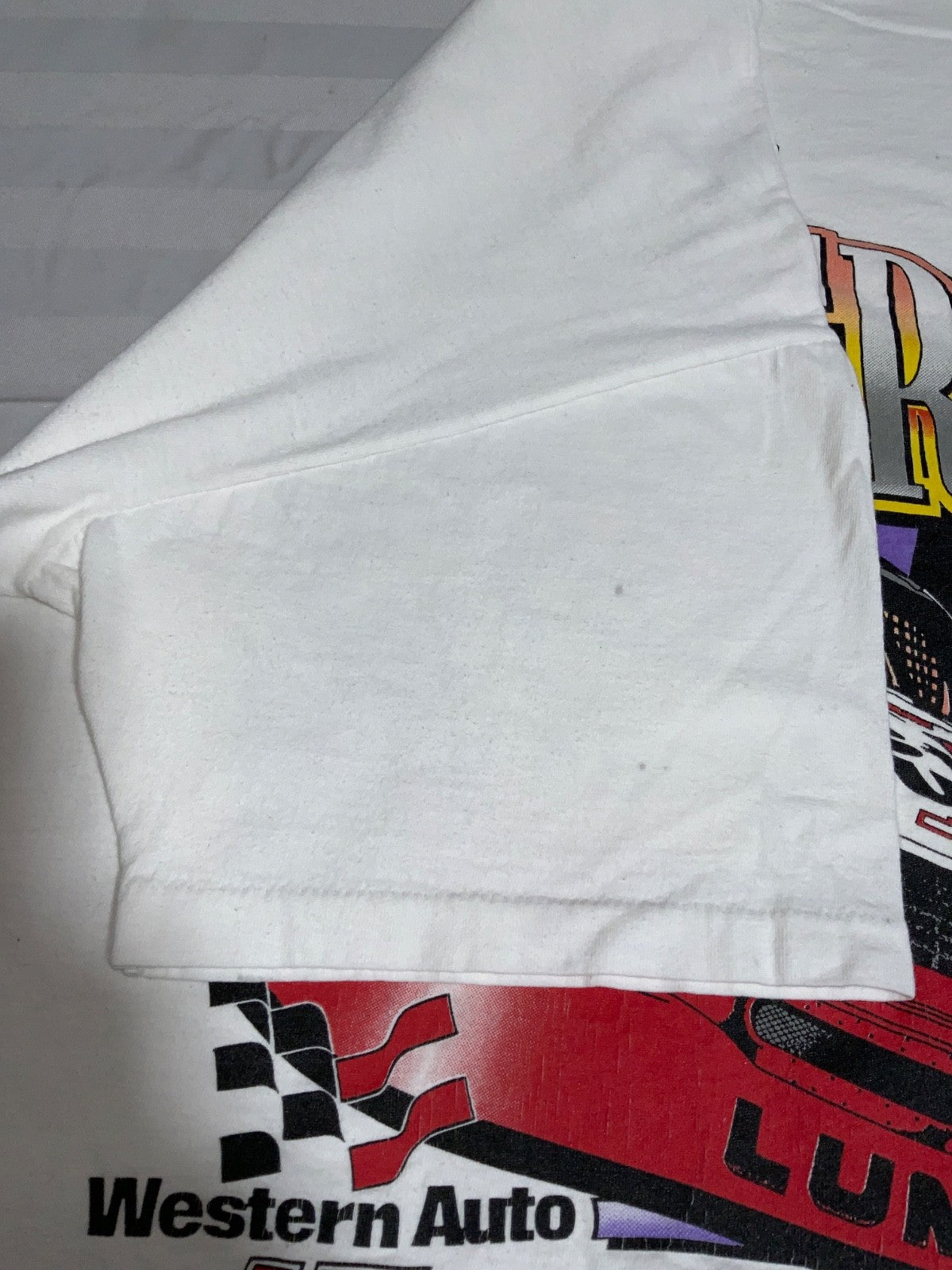 Vintage Nascar T-shirt Large Made Usa Single Stitch 1994 Darrell Waltrip 90s