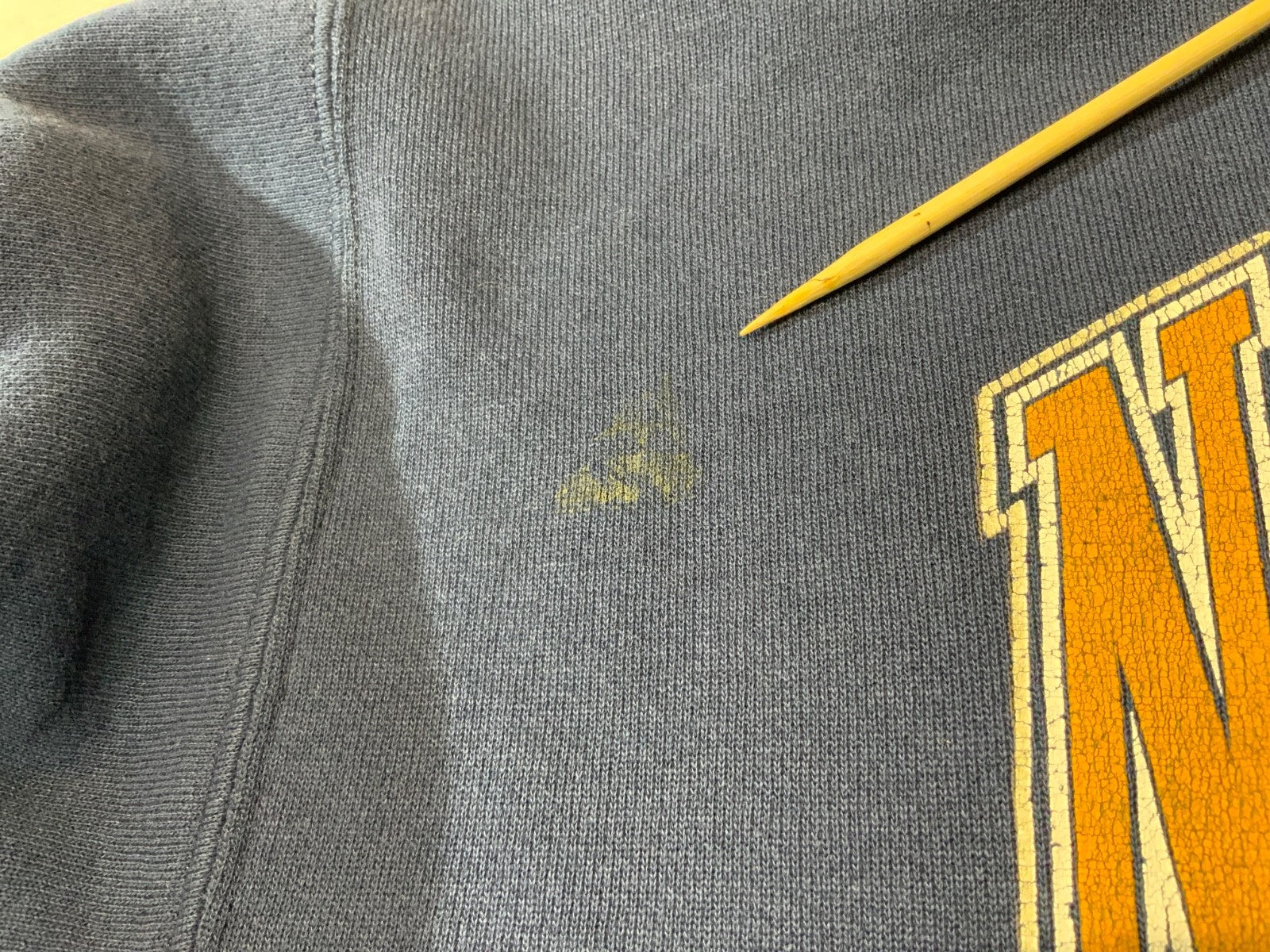 Vintage University of Notre Dame Sweatshirt Large Blue Ncaa 90s