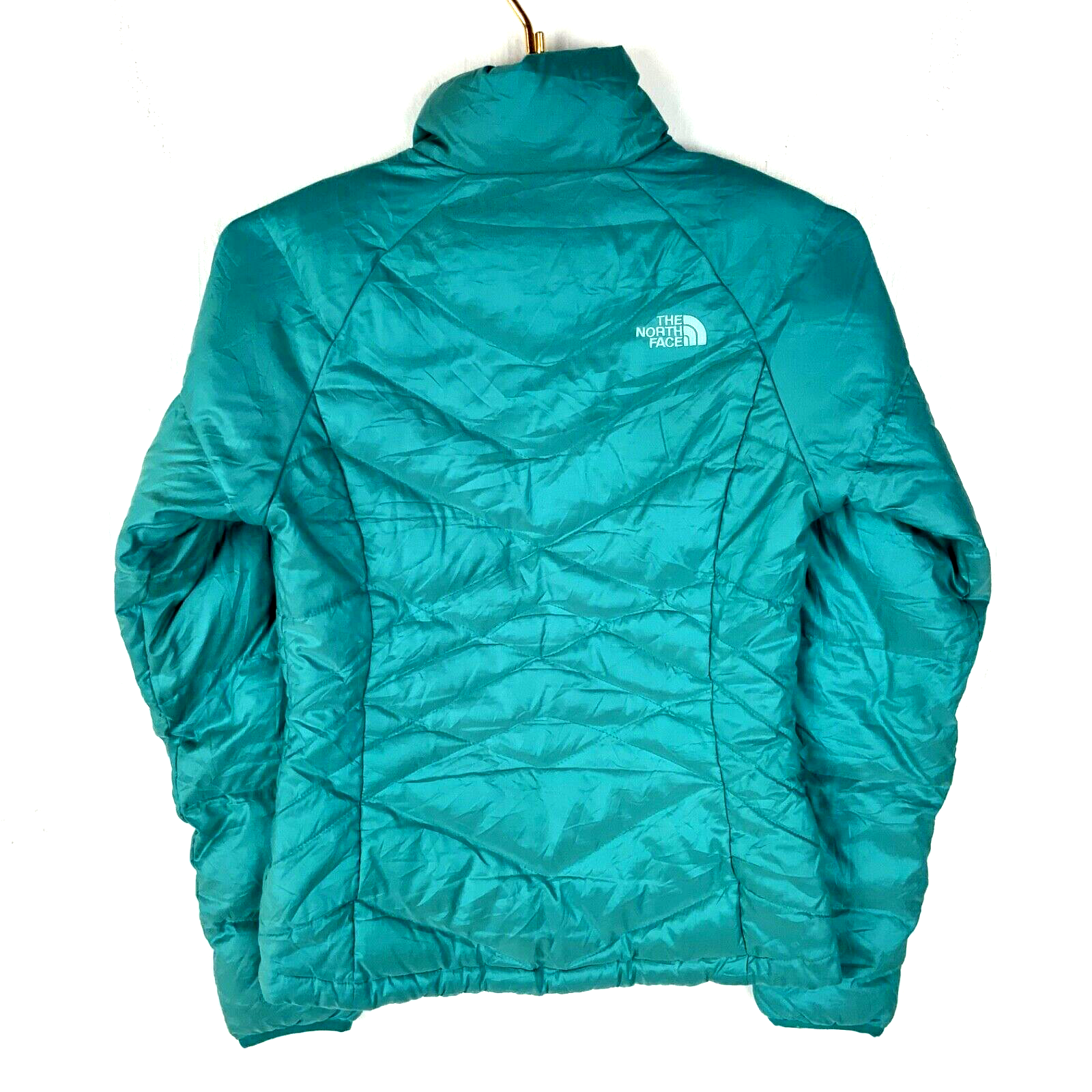 The North Face Aconagua 550 Down Women's Puffer Jacket XS Blue Full Zip
