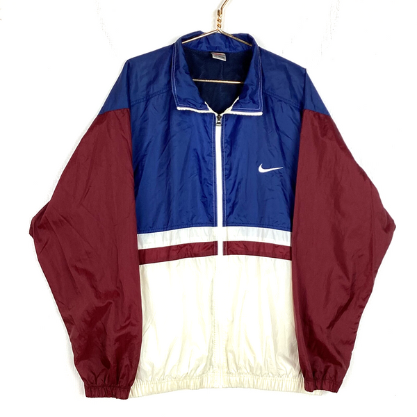 Vintage Nike Windbreaker Jacket Size 2XL Multicolor Swoosh Full Zip