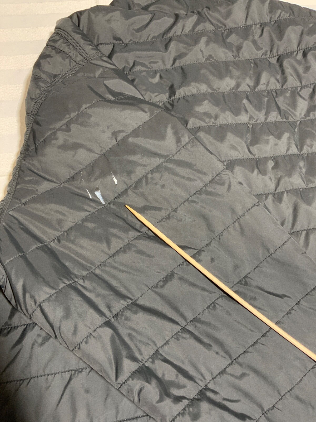 Carhartt Light Puffer Bomber Jacket Size 2XL Black Full Zip Work Wear